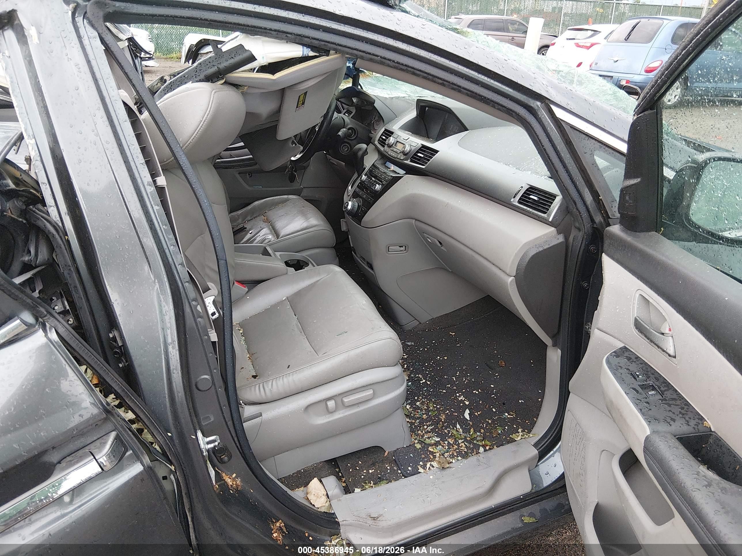 2011 Honda Odyssey Touring/touring Elite Синий vin: 5FNRL5H9XBB026298