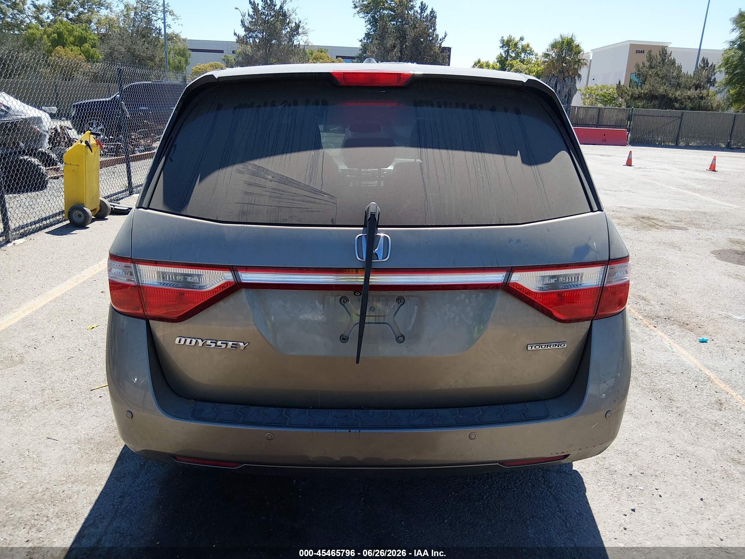 2011 Honda Odyssey Touring/touring Elite Brown vin: 5FNRL5H9XBB092852