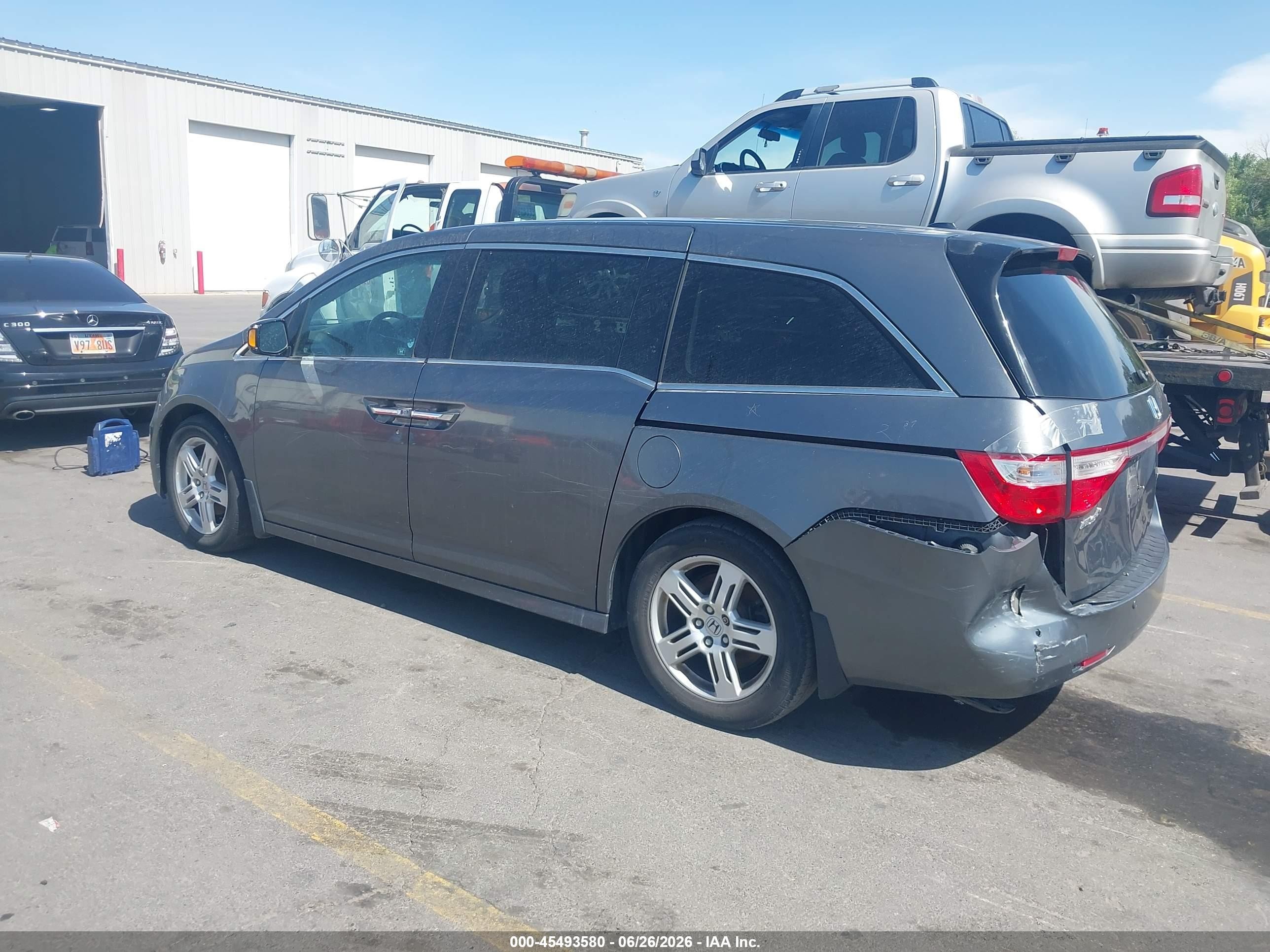 2012 Honda Odyssey Touring/touring Elite Blue vin: 5FNRL5H9XCB028277