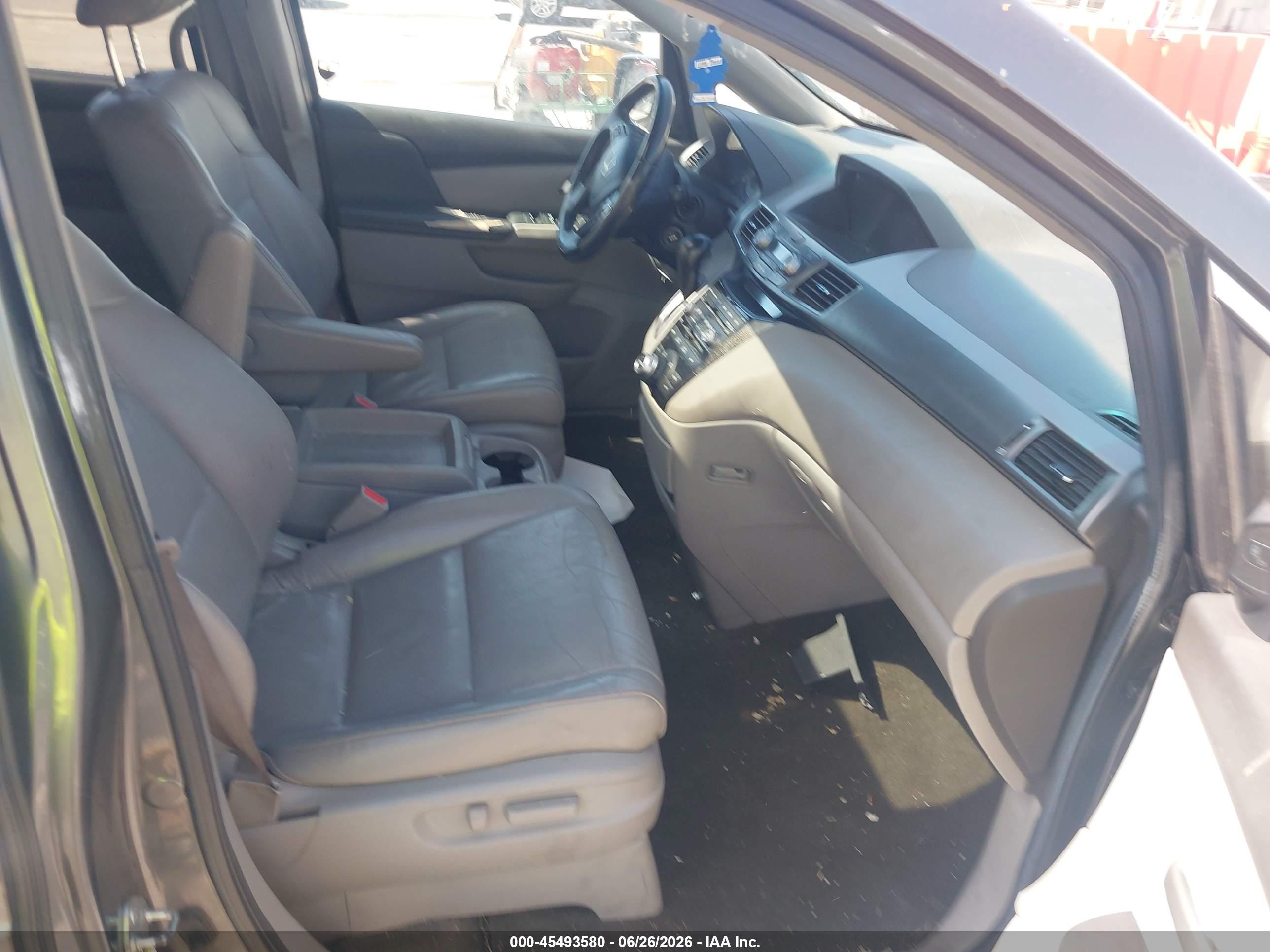 2012 Honda Odyssey Touring/touring Elite Blue vin: 5FNRL5H9XCB028277