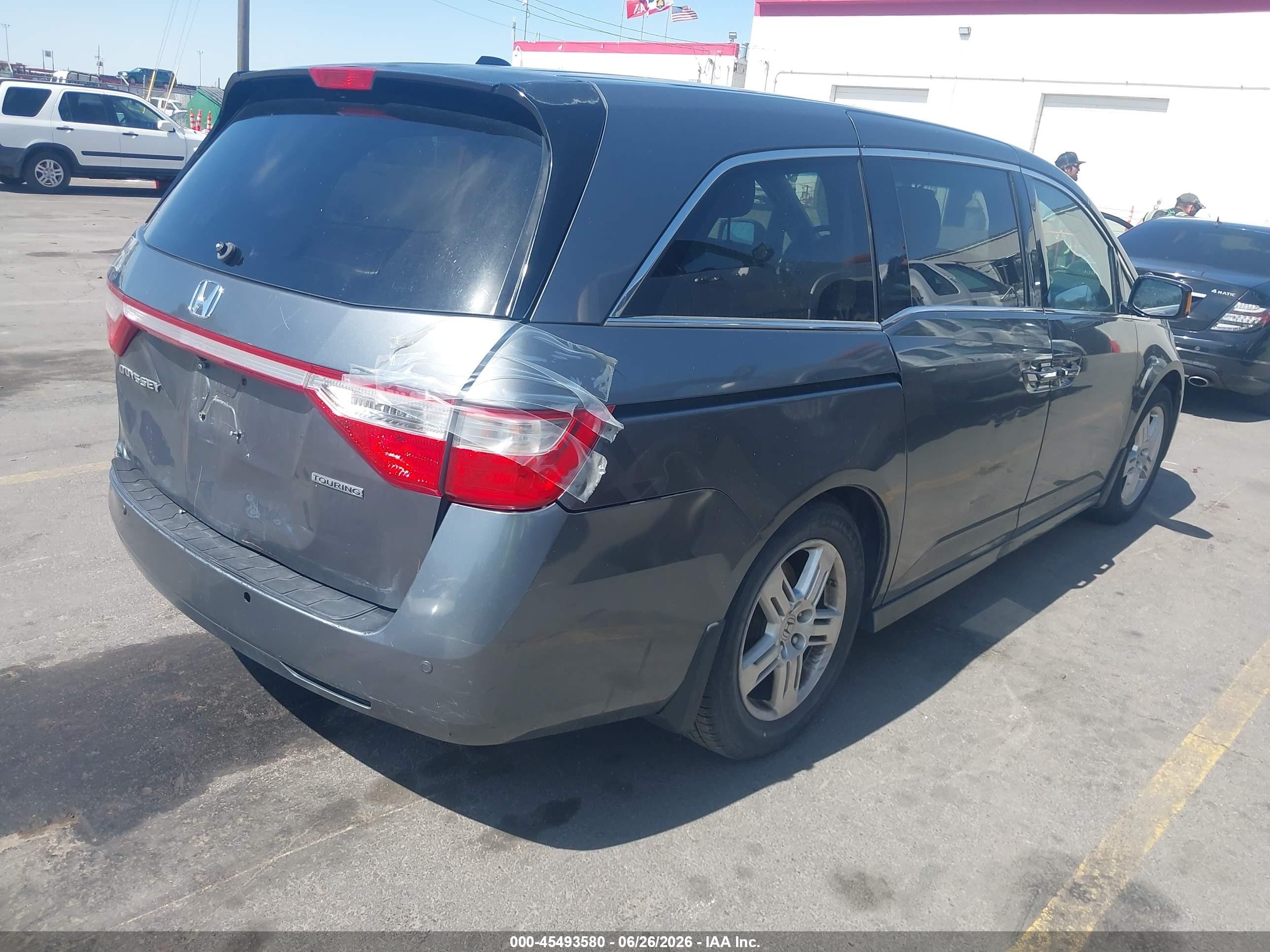 2012 Honda Odyssey Touring/touring Elite Blue vin: 5FNRL5H9XCB028277