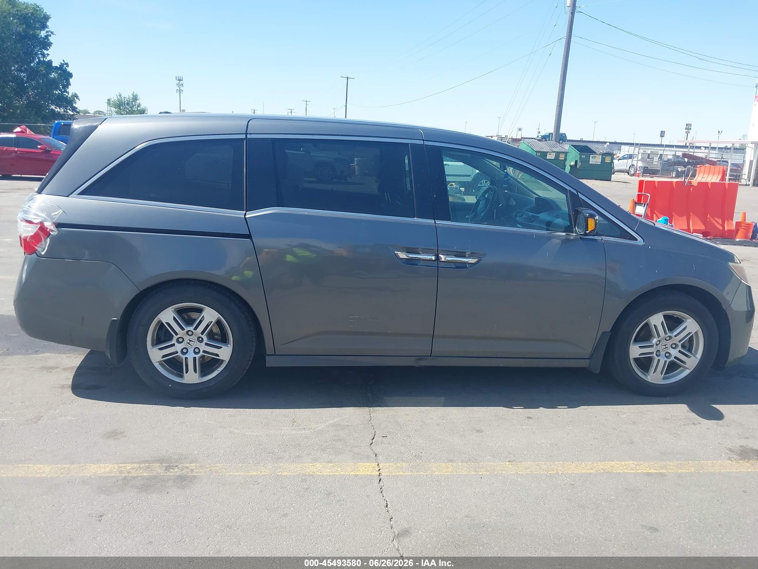 2012 Honda Odyssey Touring/touring Elite Blue vin: 5FNRL5H9XCB028277