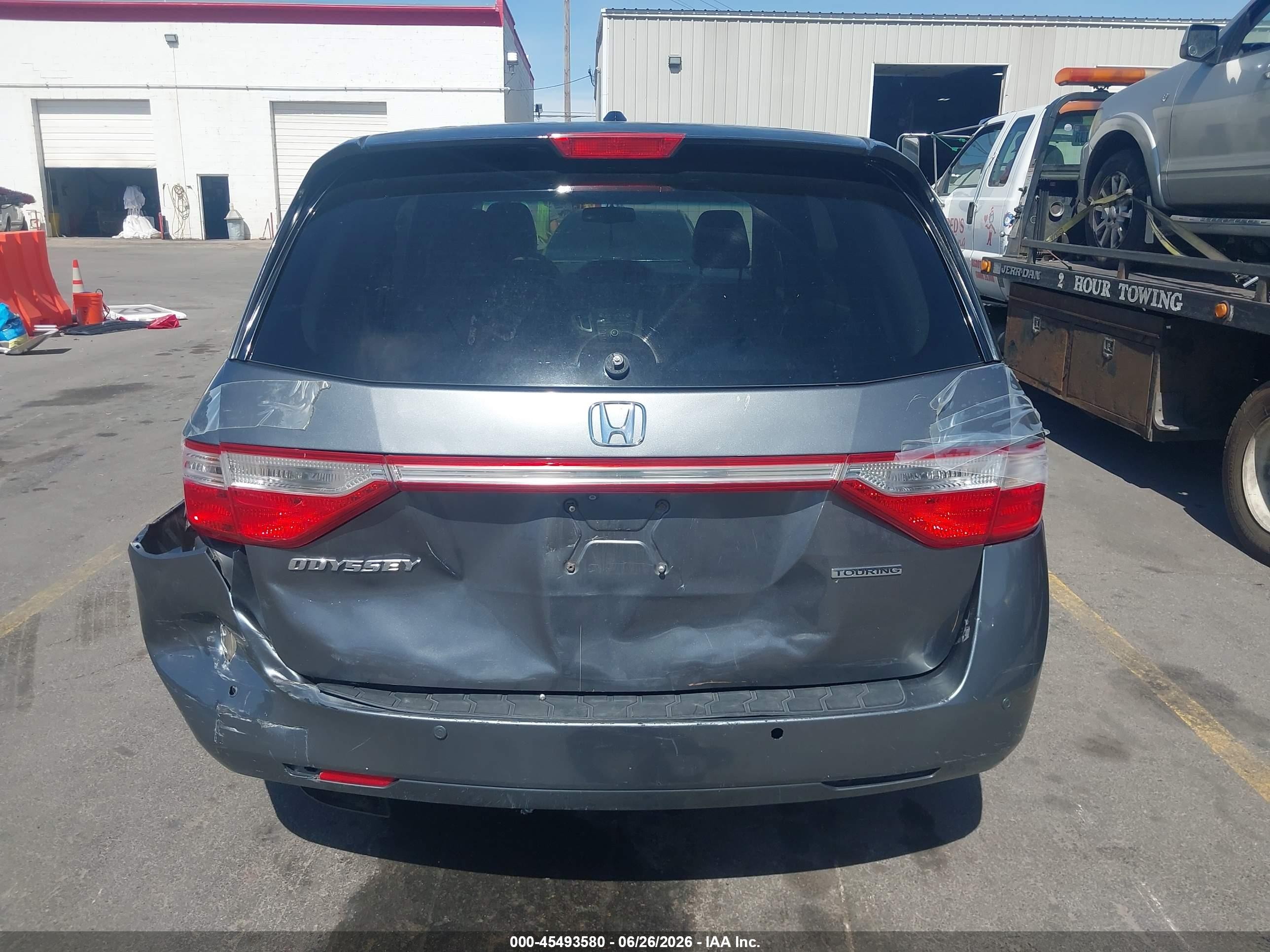 2012 Honda Odyssey Touring/touring Elite Blue vin: 5FNRL5H9XCB028277
