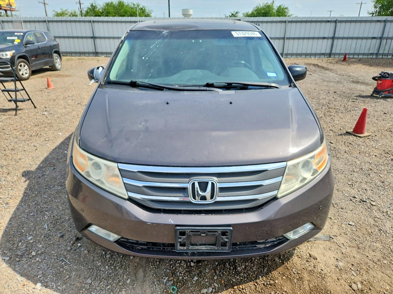 2012 Honda Odyssey Touring Gray vin: 5FNRL5H9XCB058475