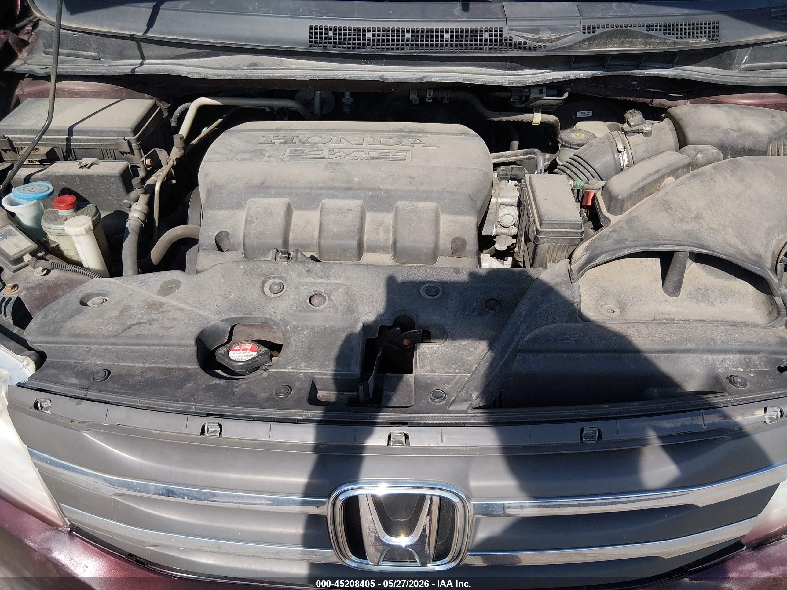 2012 Honda Odyssey Touring/touring Elite Темно-бордовый vin: 5FNRL5H9XCB112521