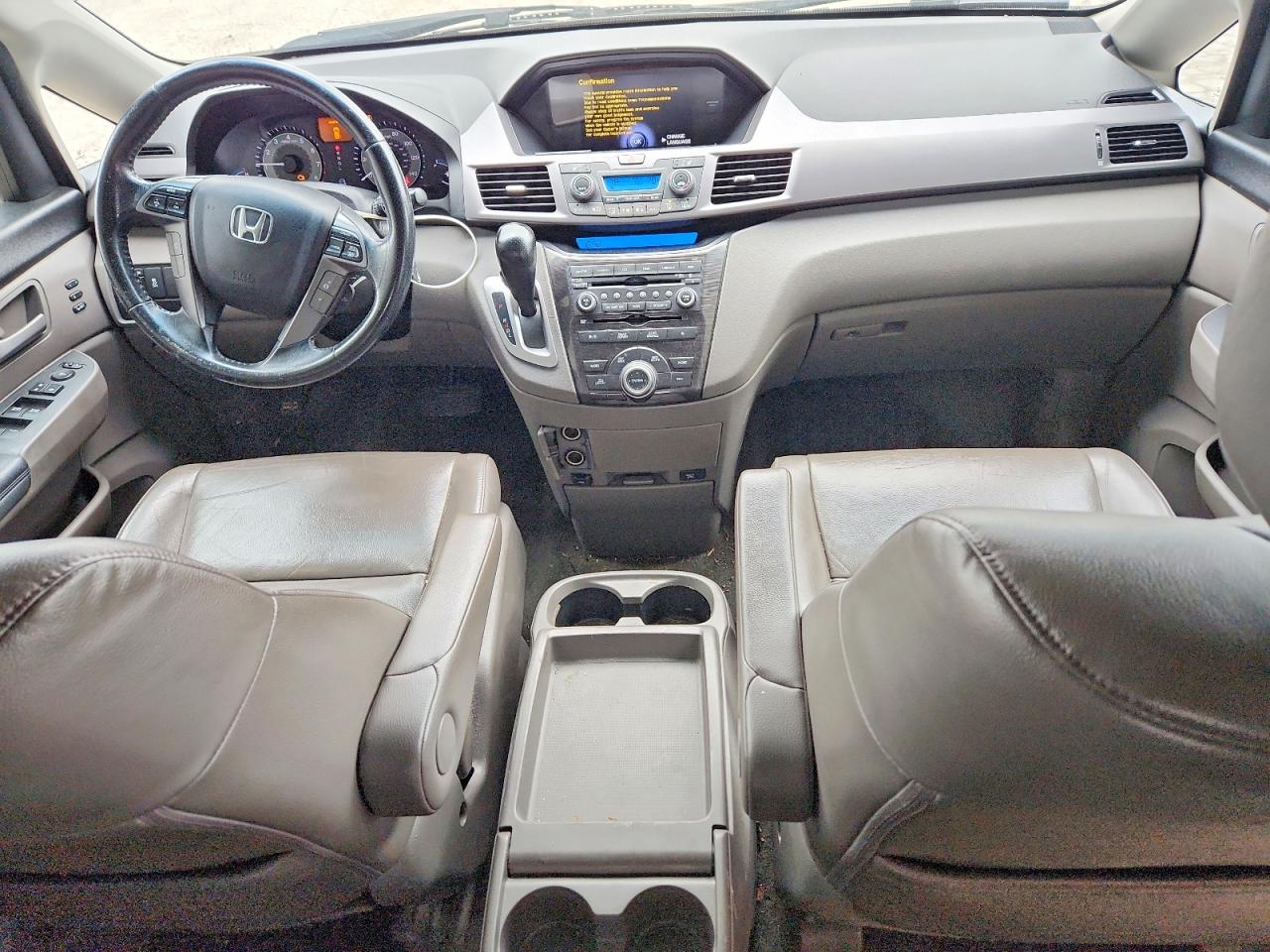 2012 Honda Odyssey Touring Silver vin: 5FNRL5H9XCB120795