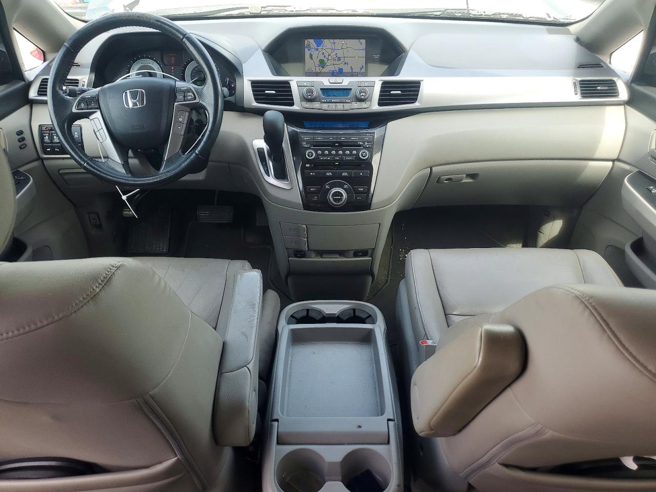 2013 Honda Odyssey Touring Серый vin: 5FNRL5H9XDB009987