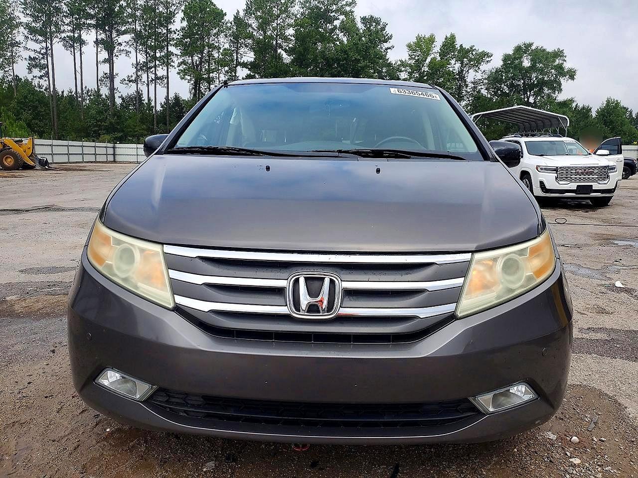 2013 Honda Odyssey Touring Gray vin: 5FNRL5H9XDB034985