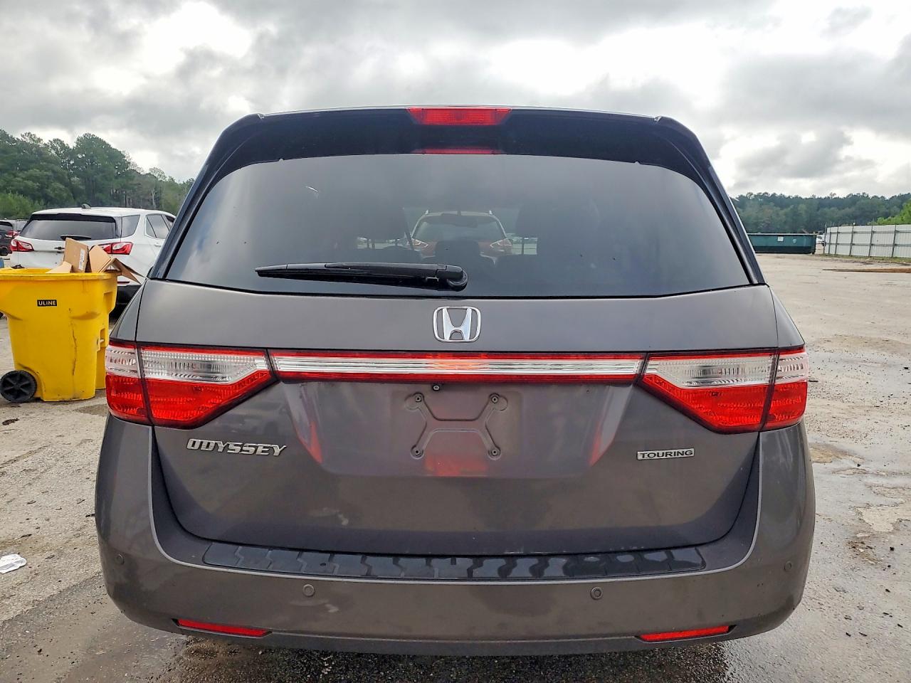 2013 Honda Odyssey Touring Gray vin: 5FNRL5H9XDB034985
