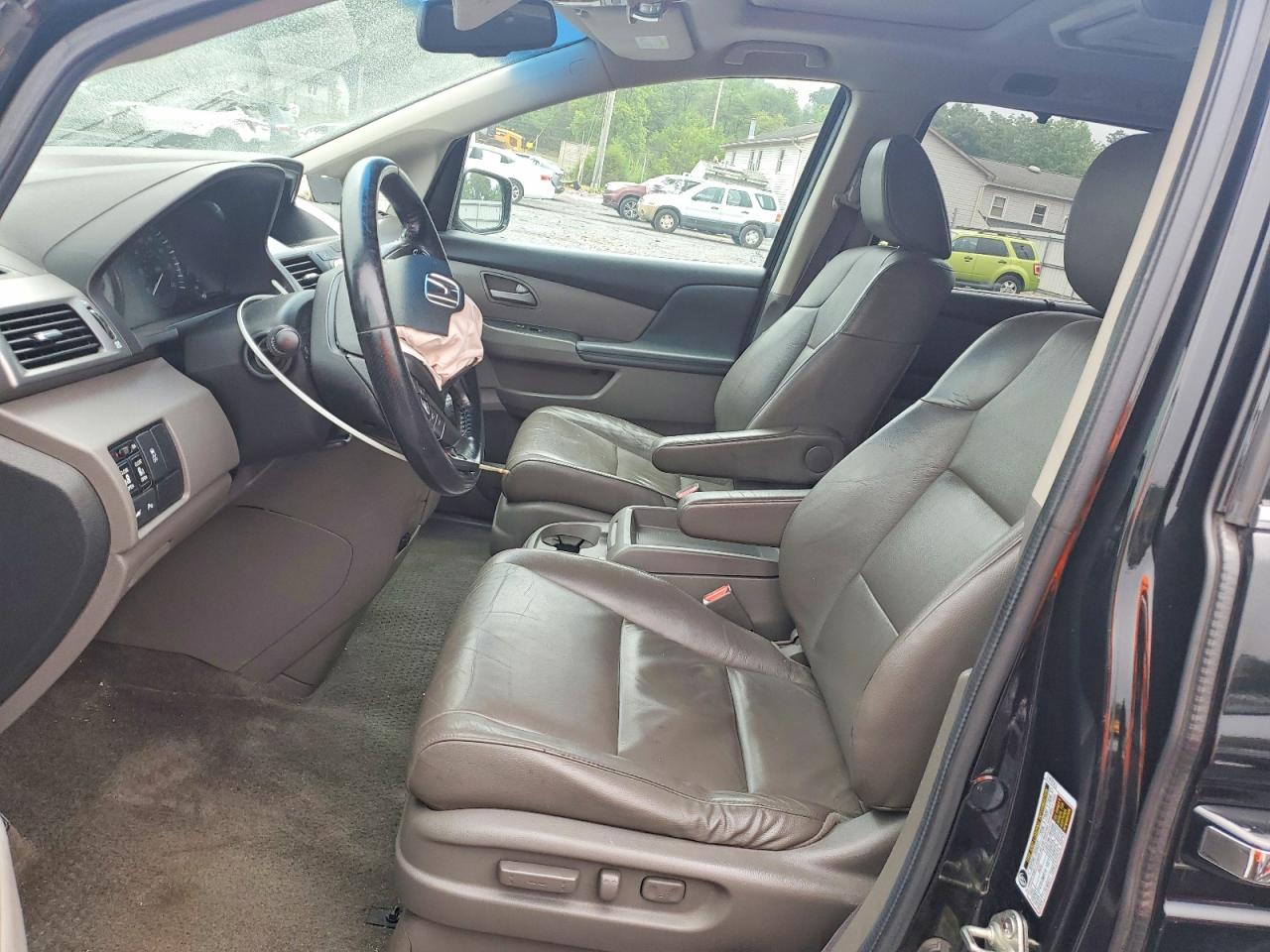 2013 Honda Odyssey Touring Black vin: 5FNRL5H9XDB045050