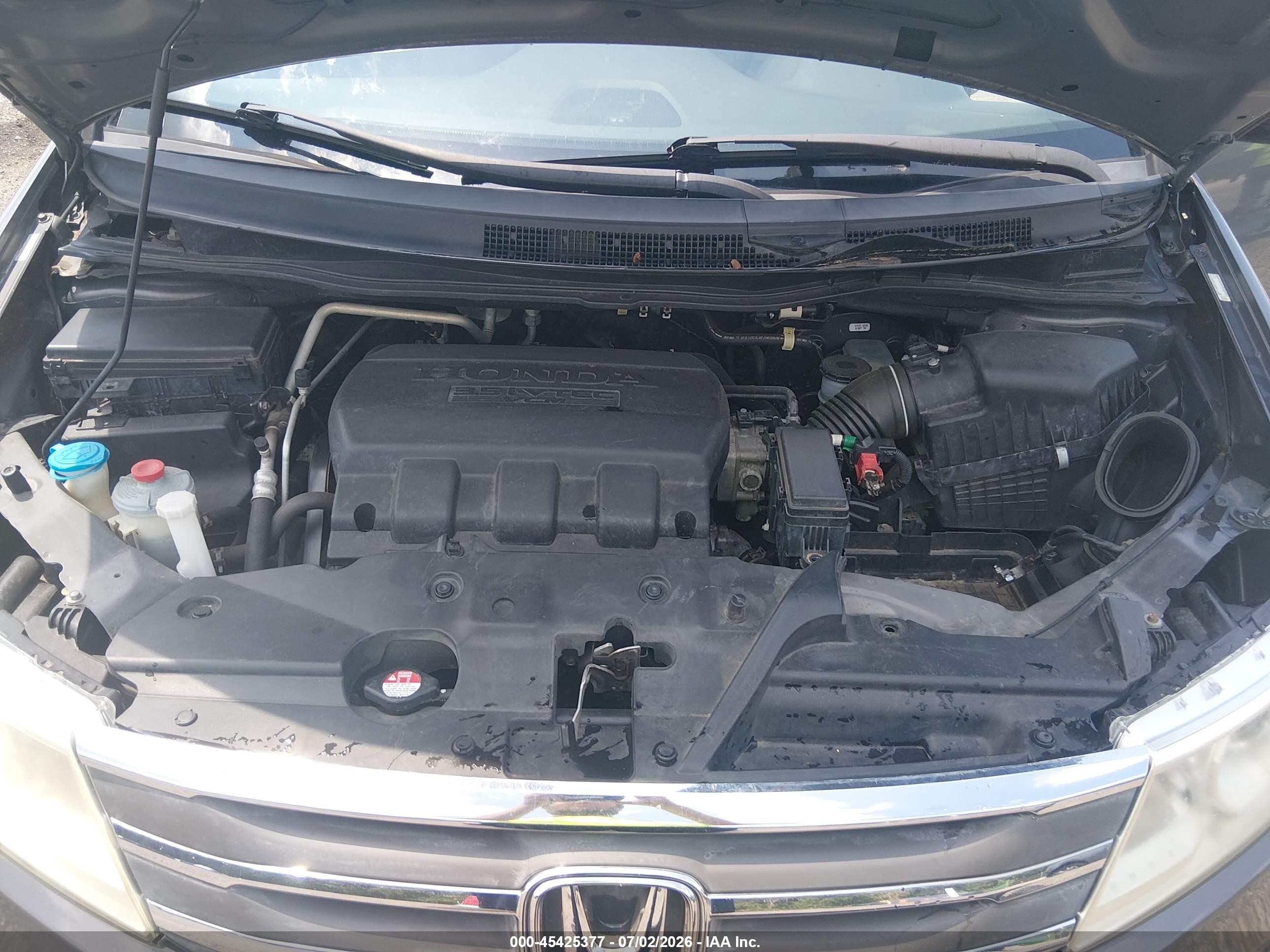 2013 Honda Odyssey Touring/touring Elite Gray vin: 5FNRL5H9XDB089257