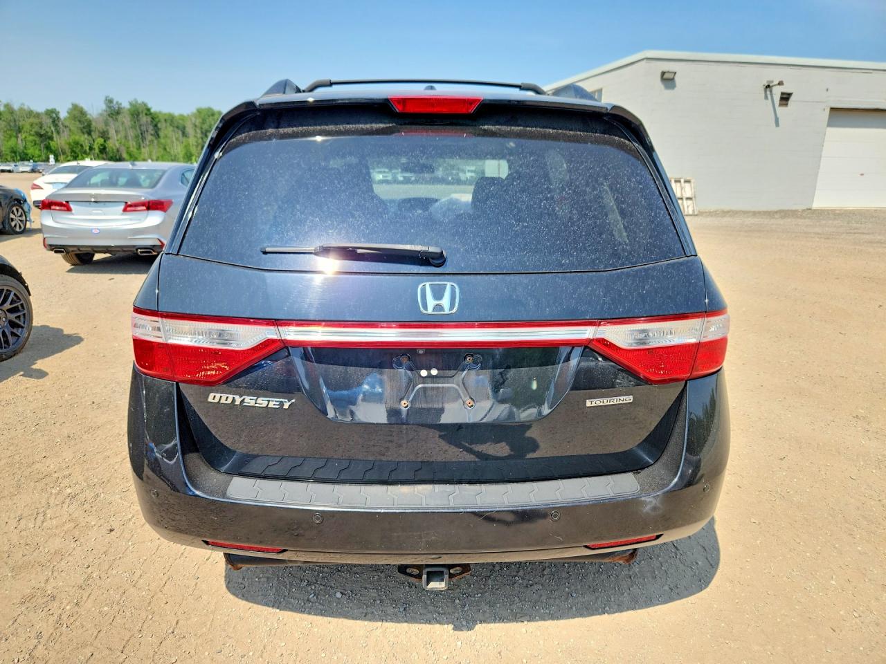 2013 Honda Odyssey Touring Black vin: 5FNRL5H9XDB503413