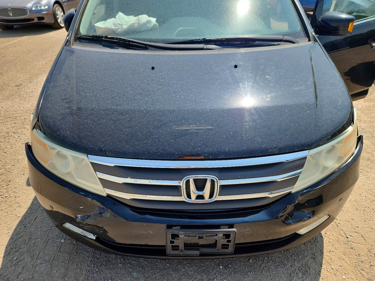 2013 Honda Odyssey Touring Black vin: 5FNRL5H9XDB503413