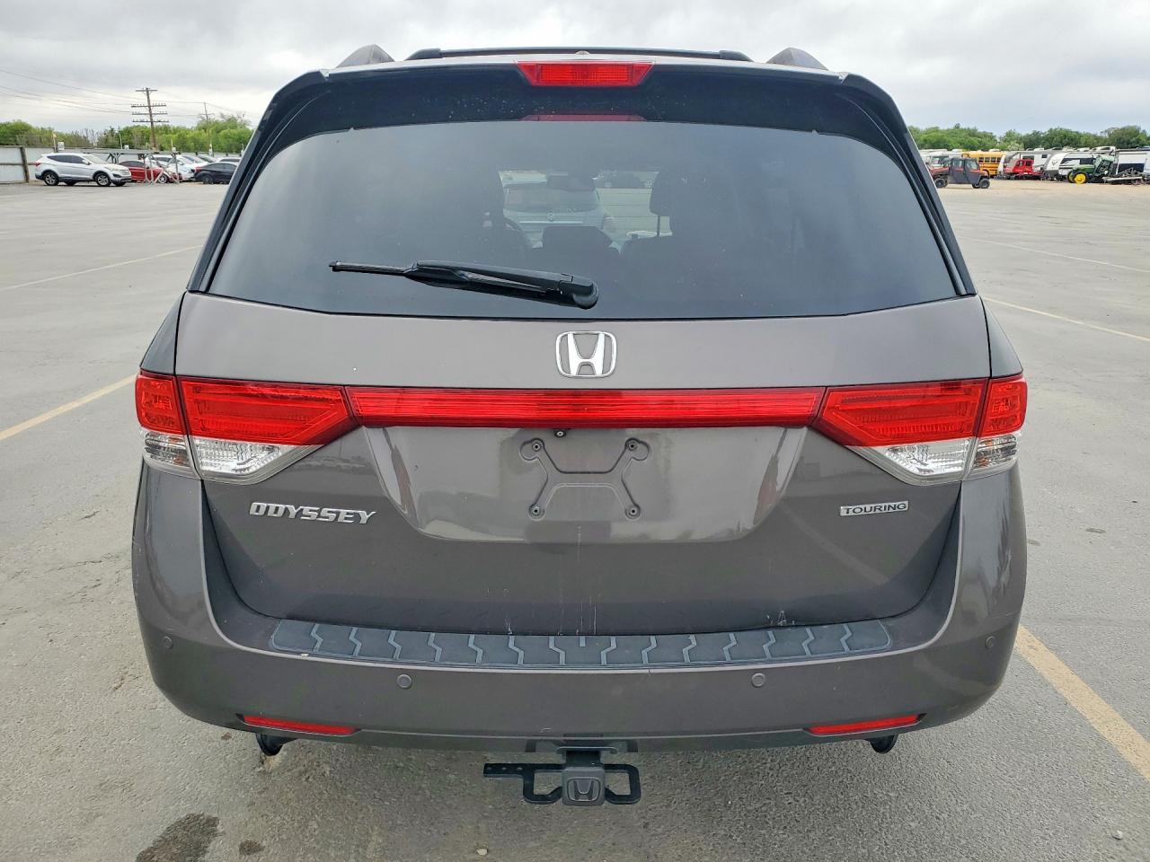 2014 Honda Odyssey Touring Серый vin: 5FNRL5H9XEB005908