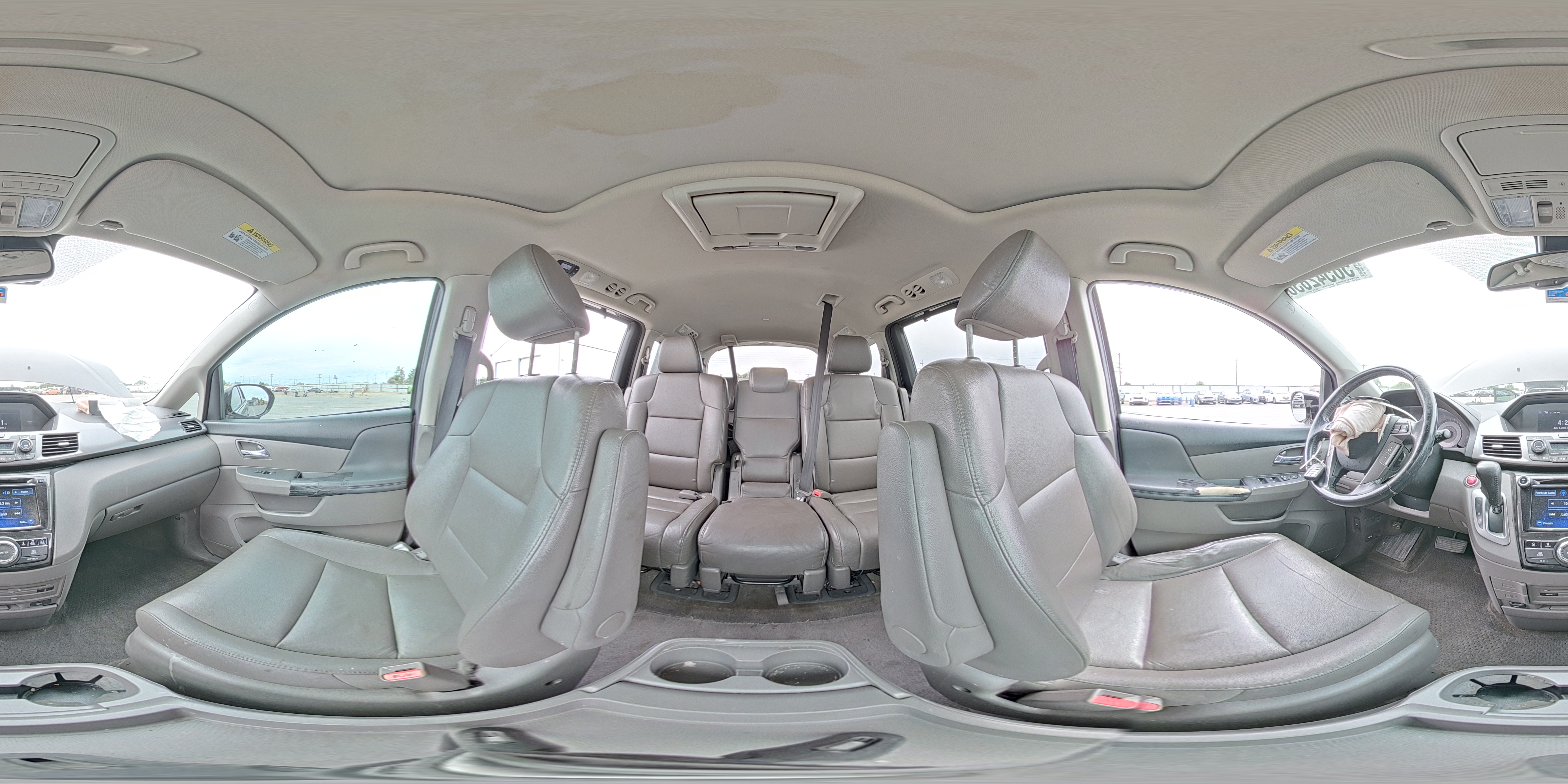 2014 Honda Odyssey Touring Серый vin: 5FNRL5H9XEB005908