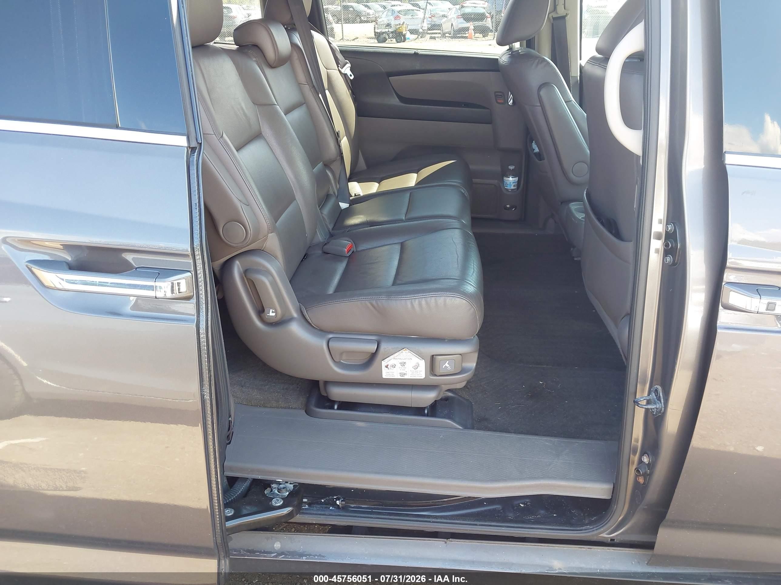 2014 Honda Odyssey Touring/touring Elite Серый vin: 5FNRL5H9XEB017802