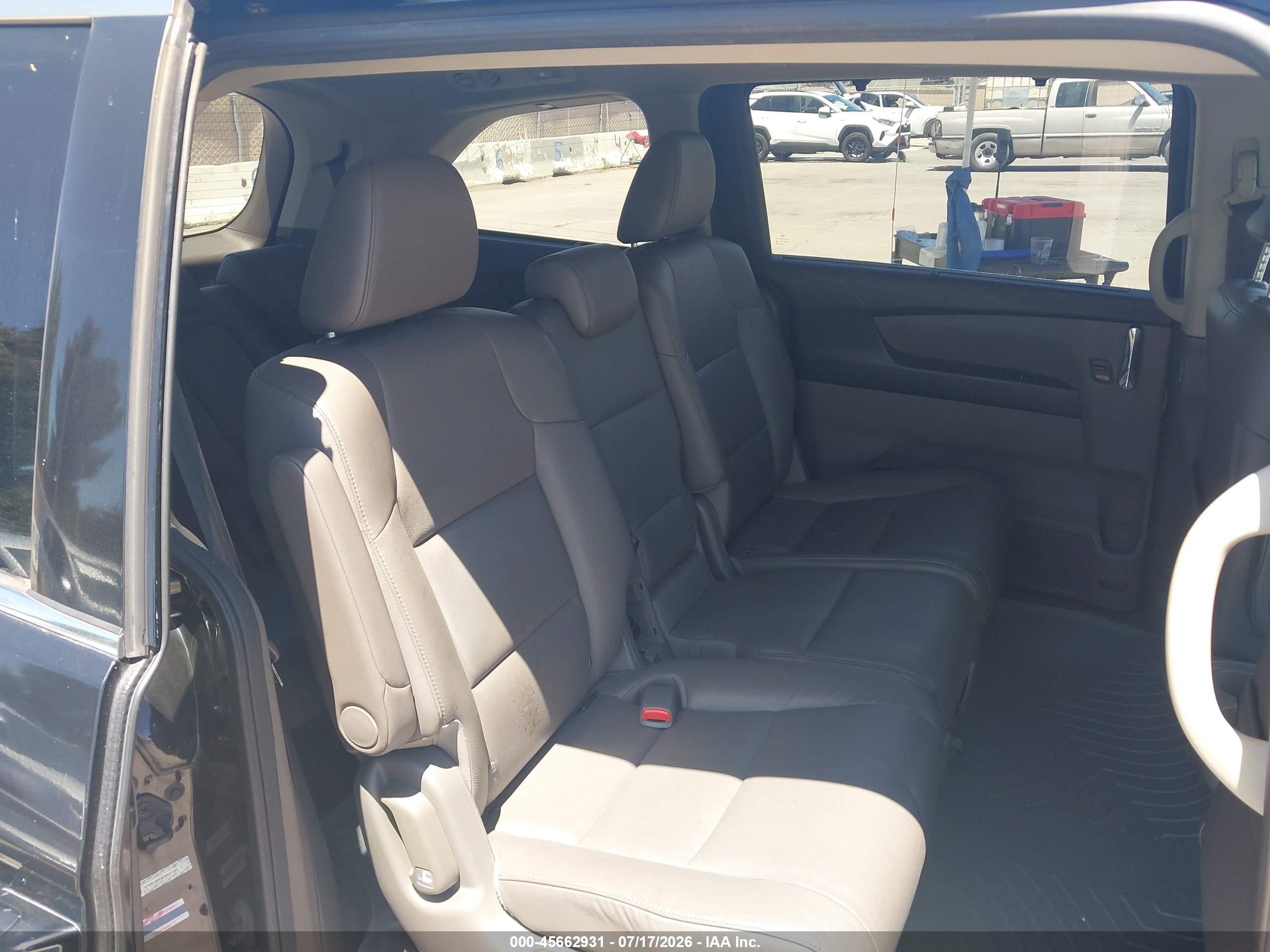 2014 Honda Odyssey Touring/touring Elite Black vin: 5FNRL5H9XEB031523