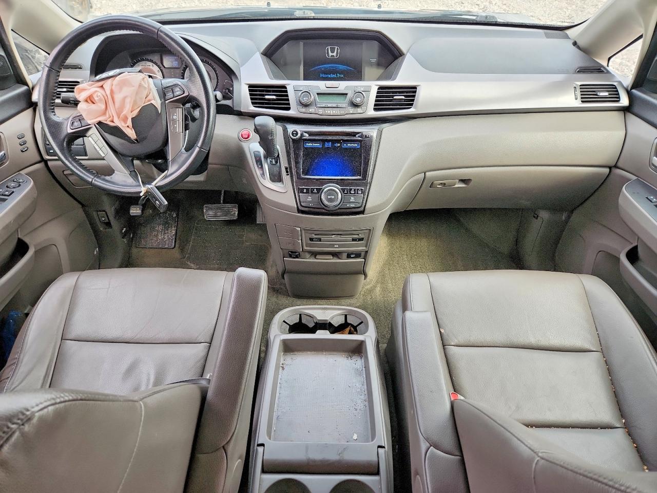 2014 Honda Odyssey Touring Gray vin: 5FNRL5H9XEB093195