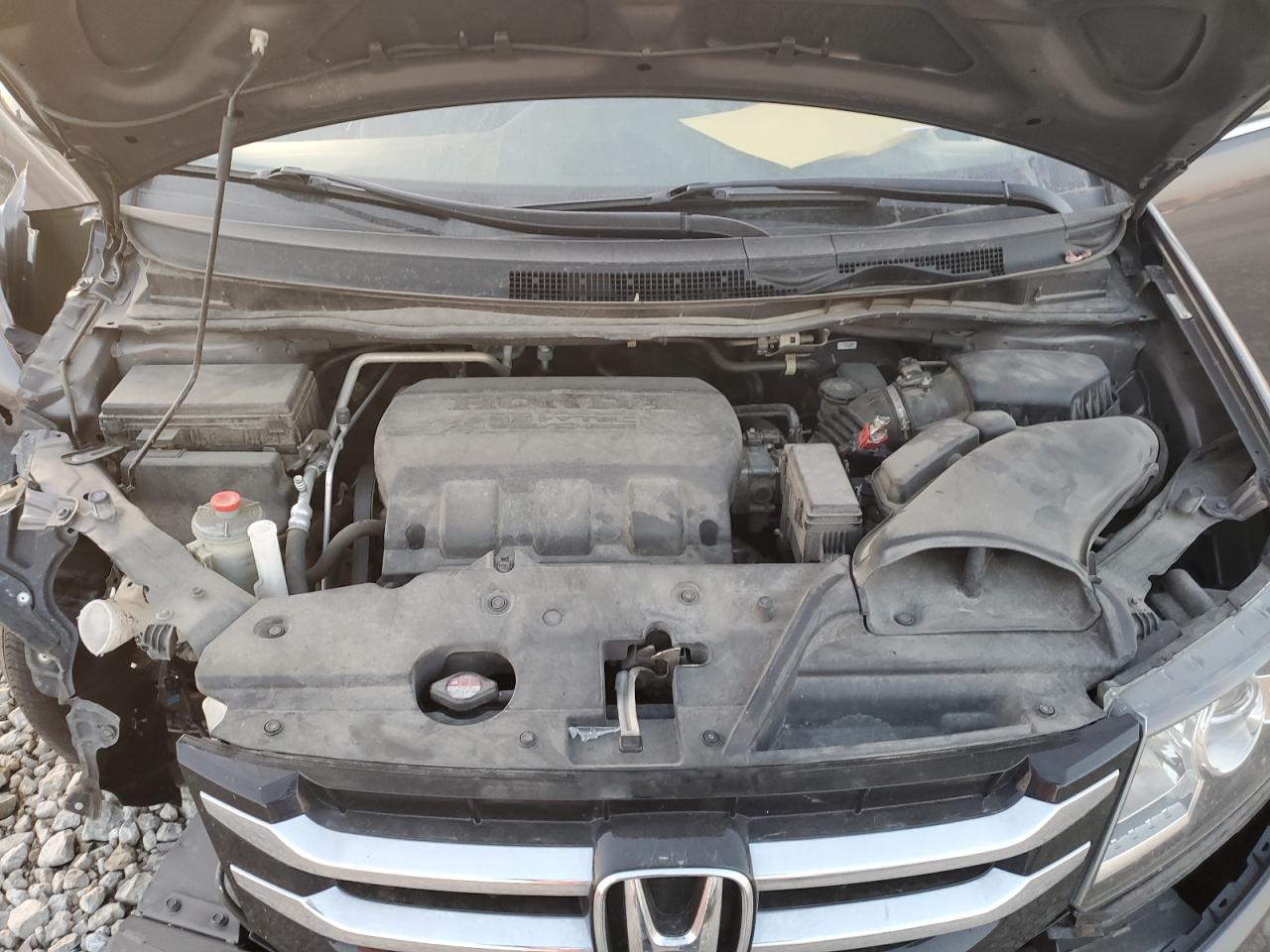 2014 Honda Odyssey Touring Gray vin: 5FNRL5H9XEB106205