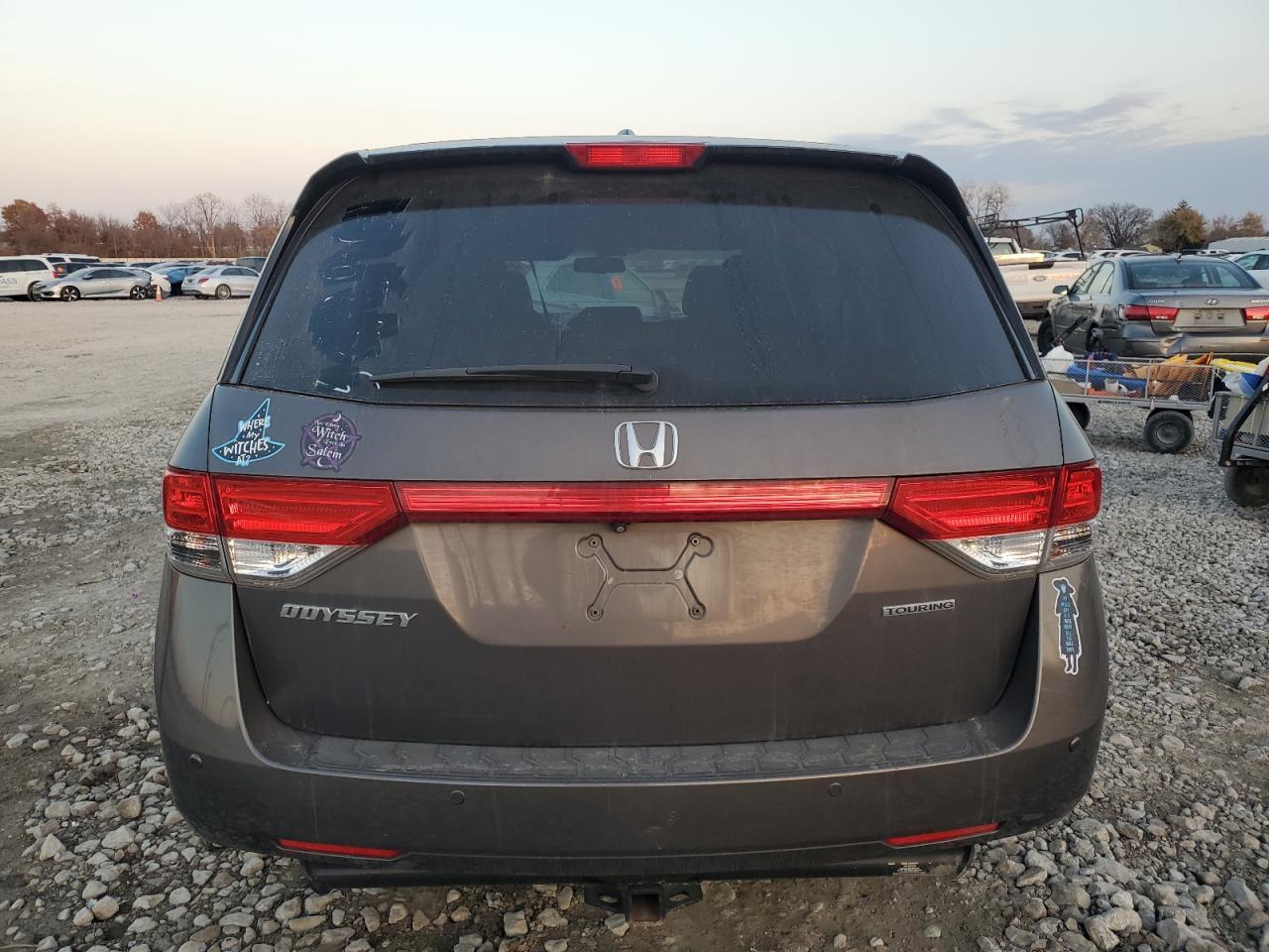 2014 Honda Odyssey Touring Gray vin: 5FNRL5H9XEB106205