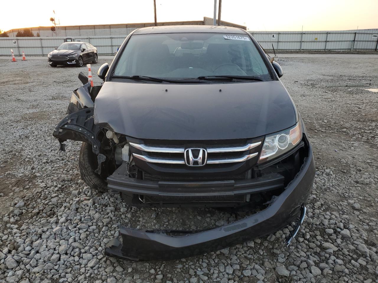 2014 Honda Odyssey Touring Gray vin: 5FNRL5H9XEB106205
