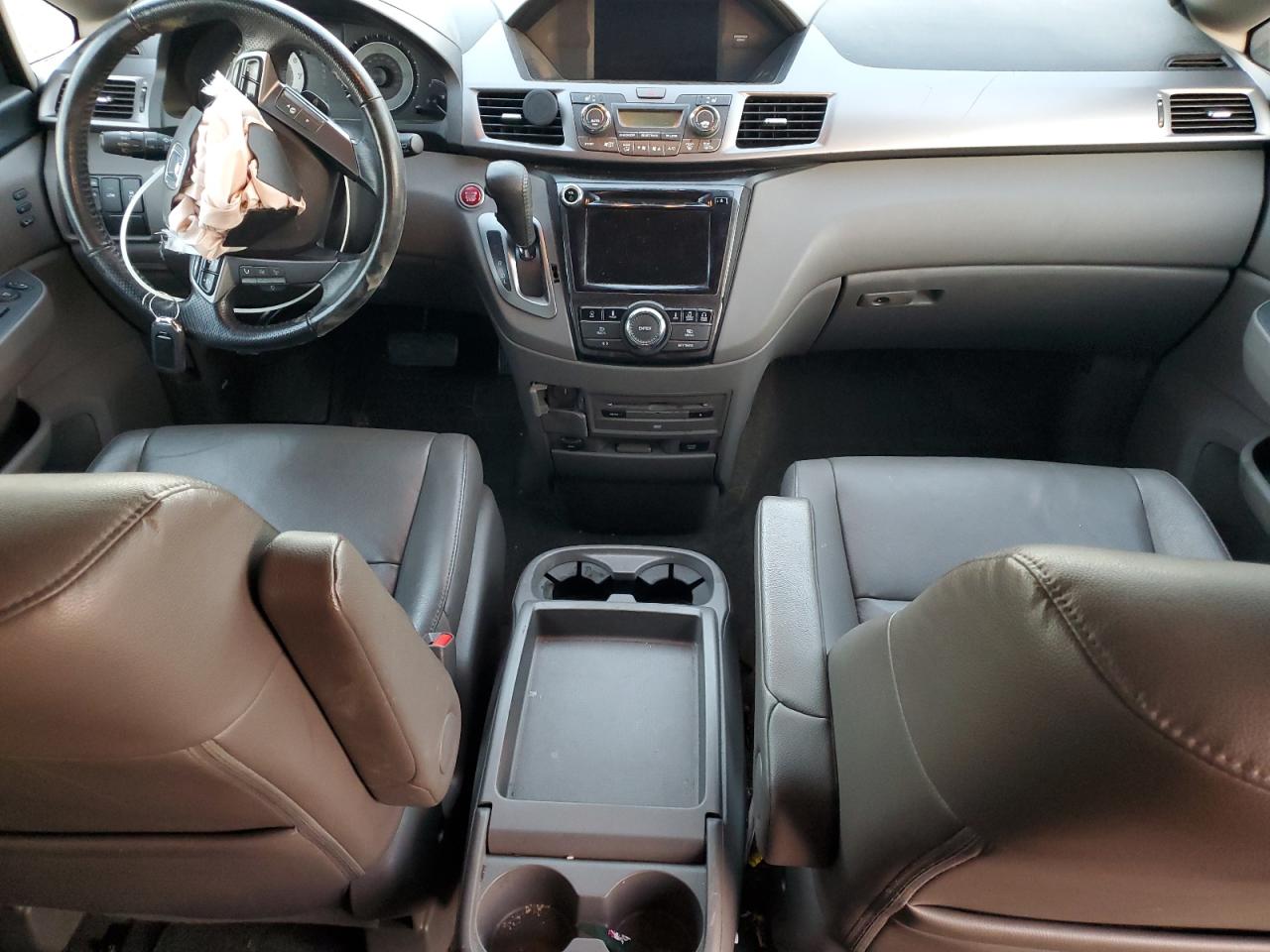 2014 Honda Odyssey Touring Gray vin: 5FNRL5H9XEB106205