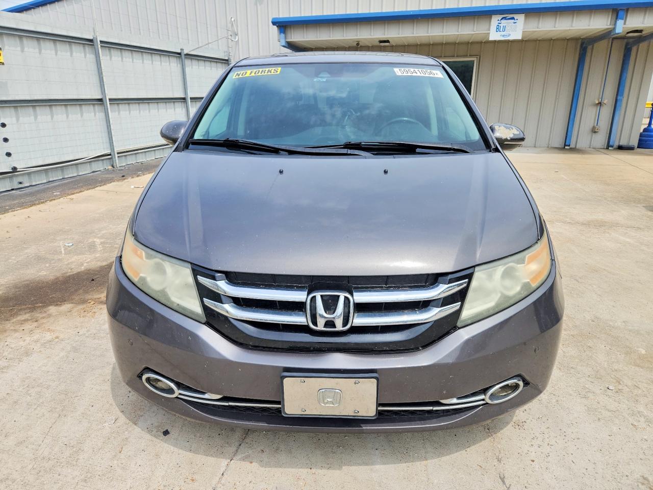2014 Honda Odyssey Touring Gray vin: 5FNRL5H9XEB125451