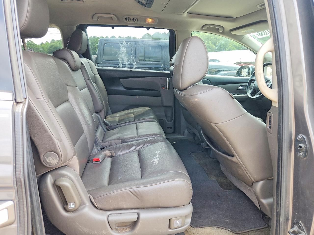 2014 Honda Odyssey Touring Gray vin: 5FNRL5H9XEB125451