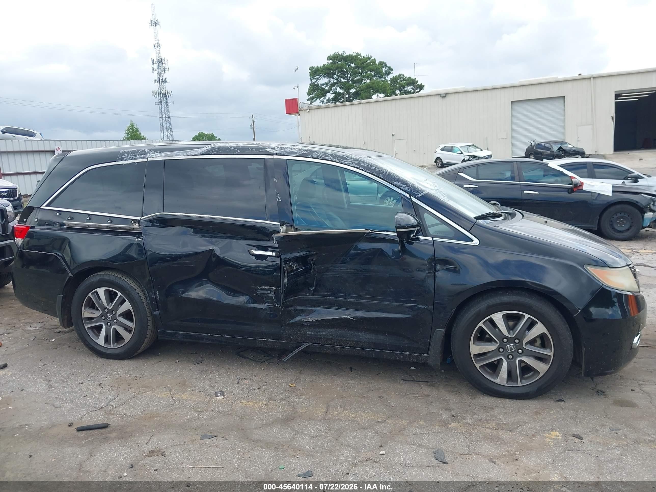 2015 Honda Odyssey Touring/touring Elite Black vin: 5FNRL5H9XFB065009