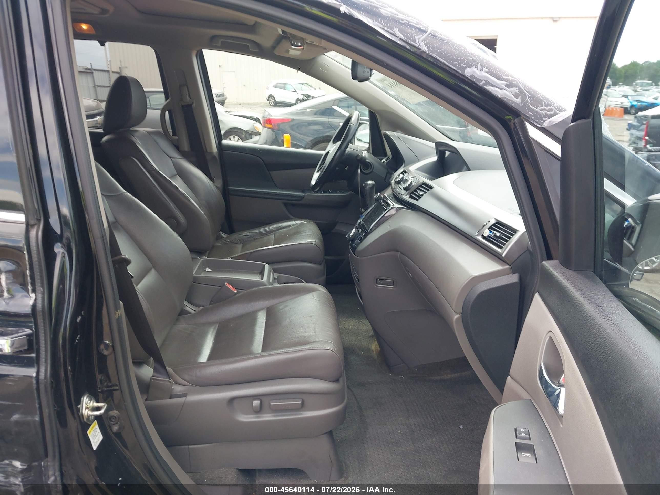 2015 Honda Odyssey Touring/touring Elite Black vin: 5FNRL5H9XFB065009