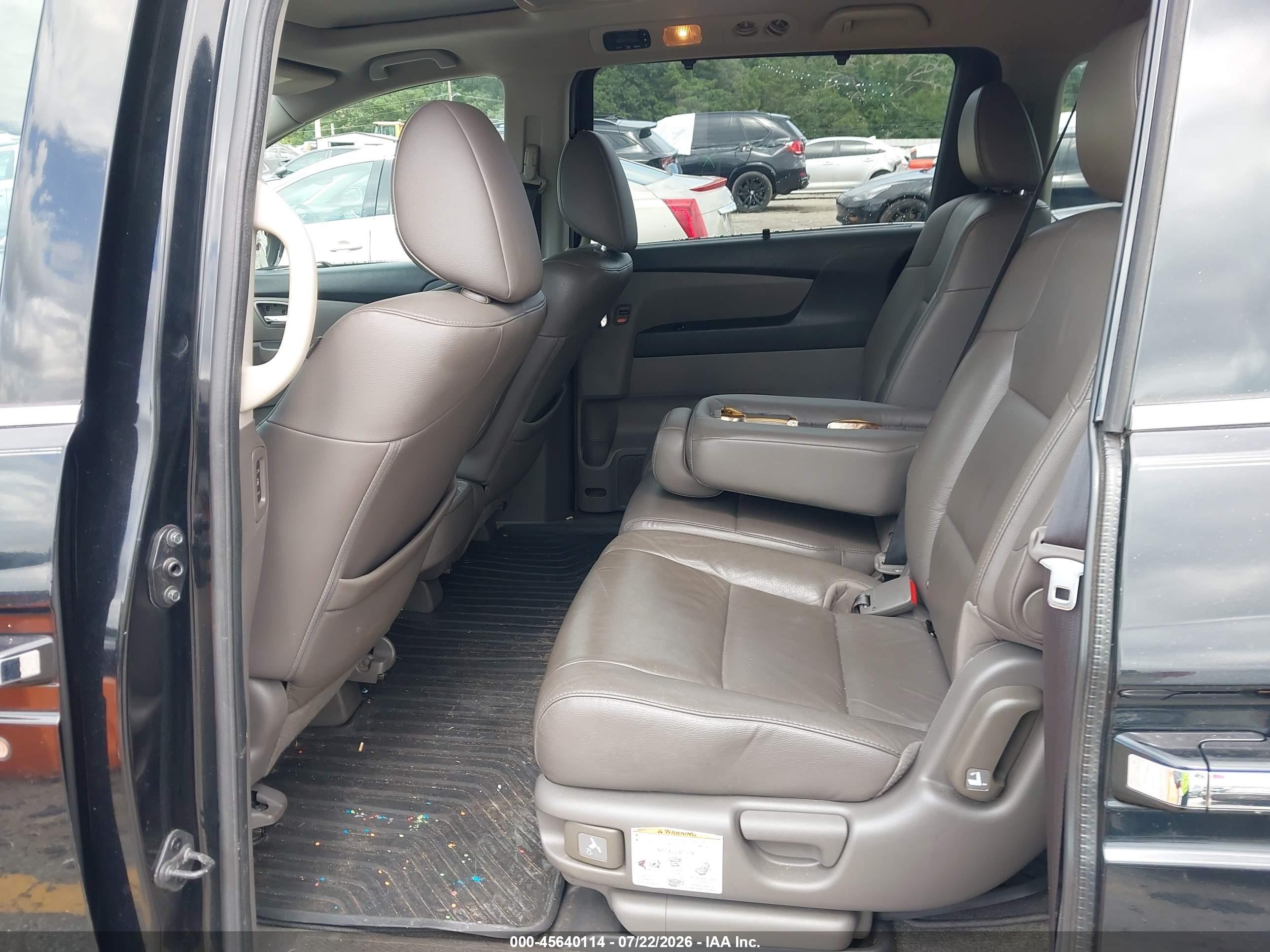 2015 Honda Odyssey Touring/touring Elite Black vin: 5FNRL5H9XFB065009