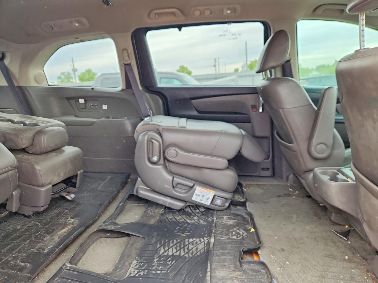 2015 Honda Odyssey Touring Серый vin: 5FNRL5H9XFB075913
