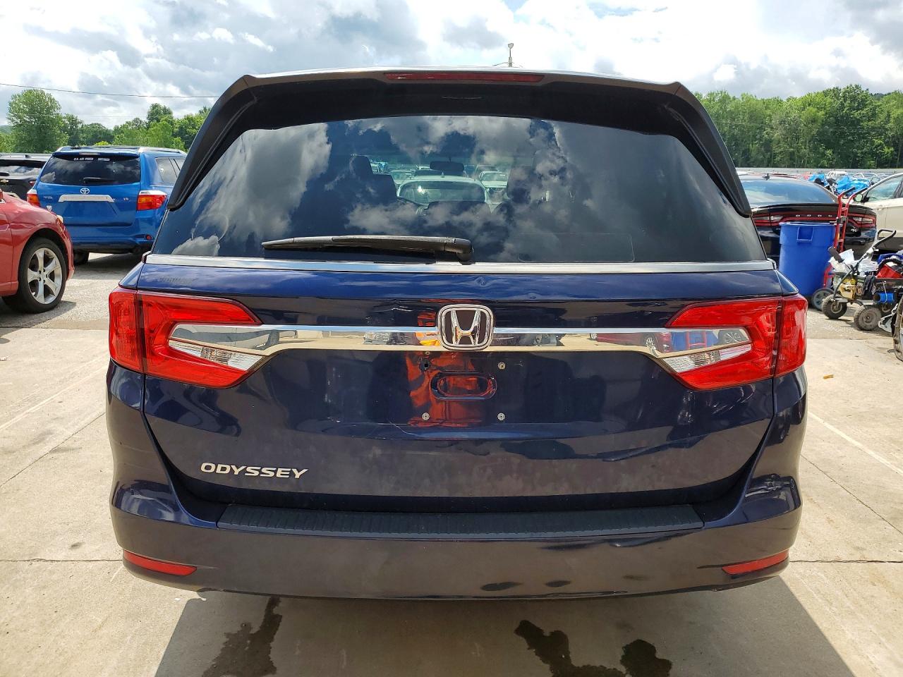 2019 Honda Odyssey Lx Blue vin: 5FNRL6H22KB104159