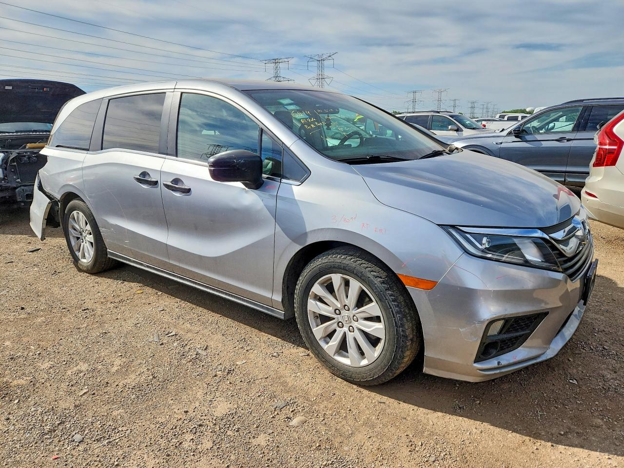 2019 Honda Odyssey Lx Серебряный vin: 5FNRL6H23KB045543