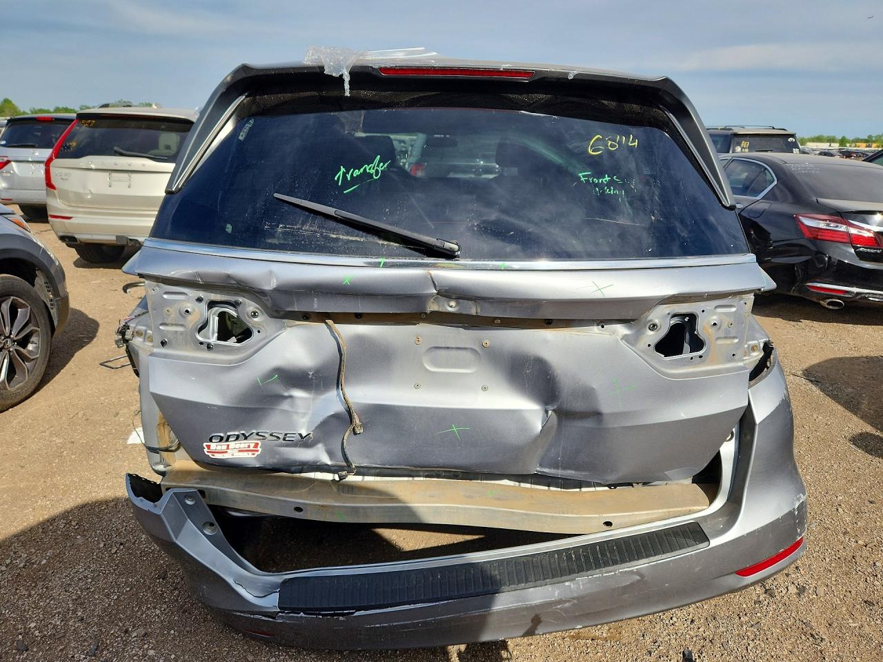 2019 Honda Odyssey Lx Серебряный vin: 5FNRL6H23KB045543