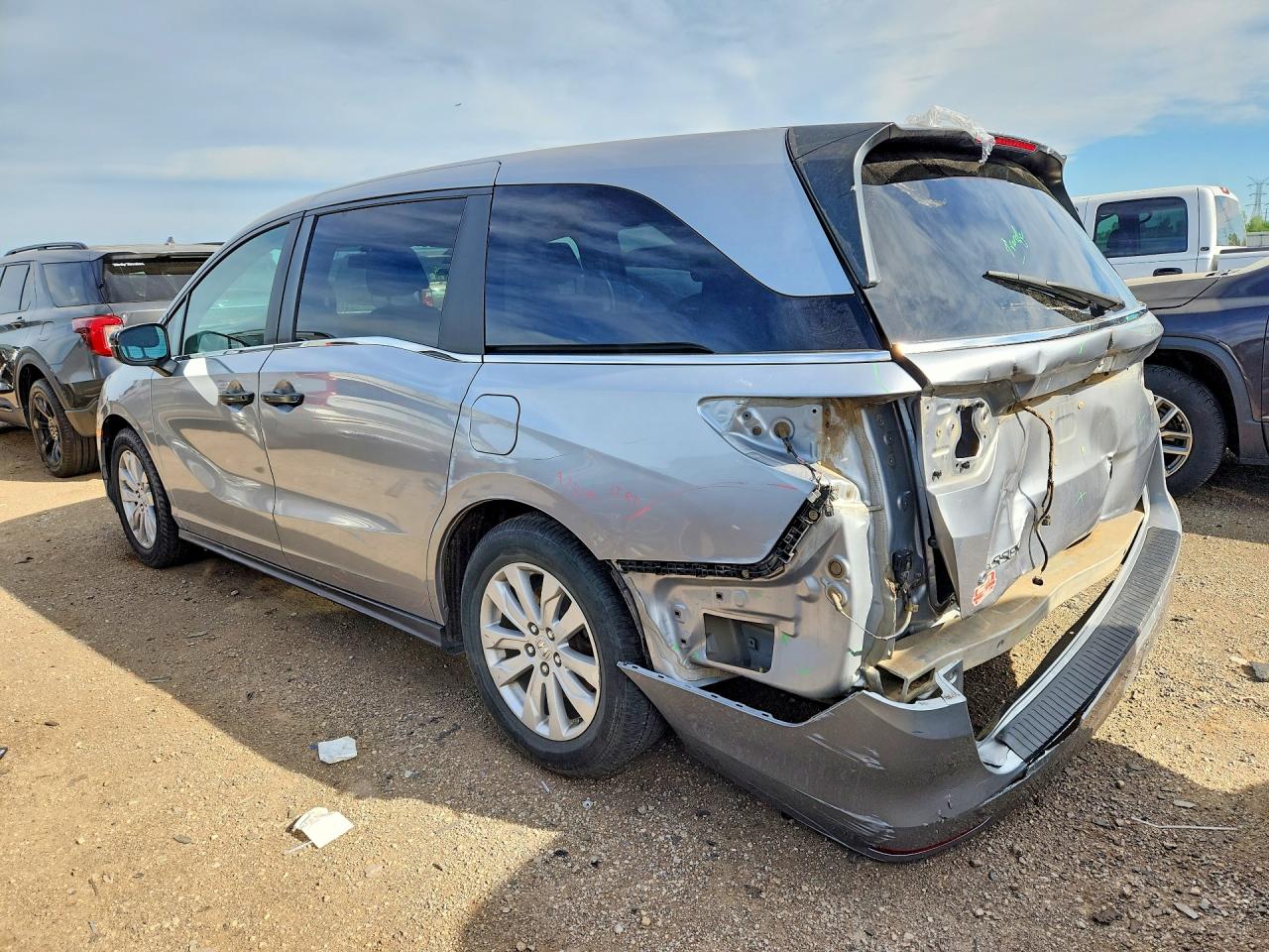 2019 Honda Odyssey Lx Серебряный vin: 5FNRL6H23KB045543