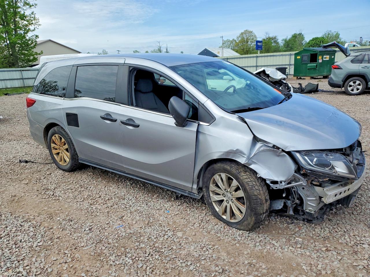 2019 Honda Odyssey Lx Silver vin: 5FNRL6H23KB125084