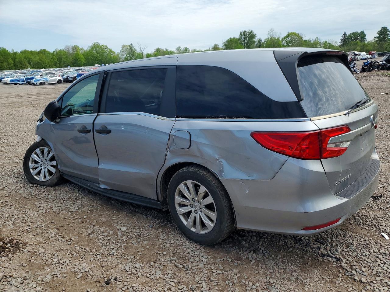 2019 Honda Odyssey Lx Silver vin: 5FNRL6H23KB125084