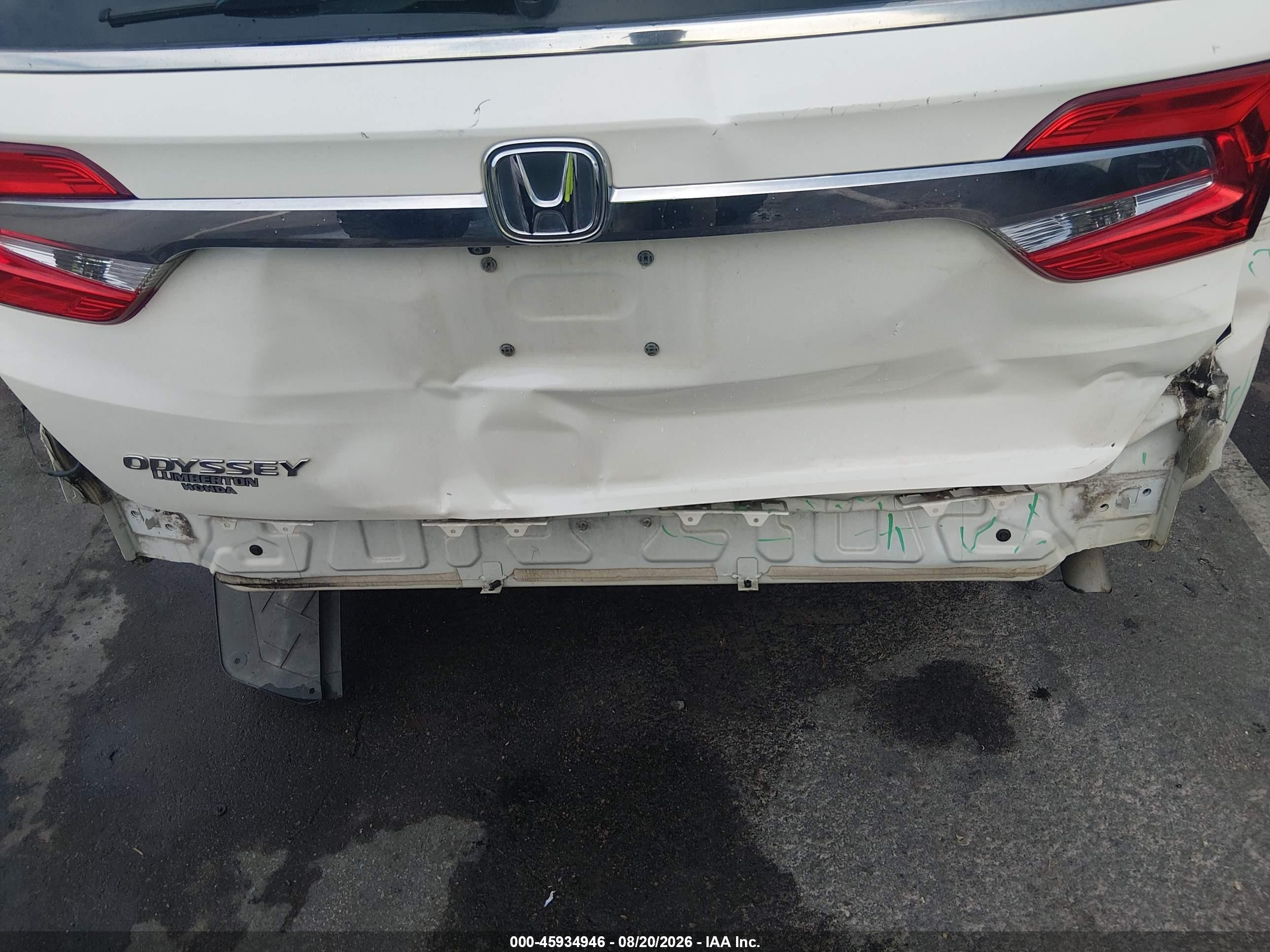 2019 Honda Odyssey Lx White vin: 5FNRL6H26KB041812