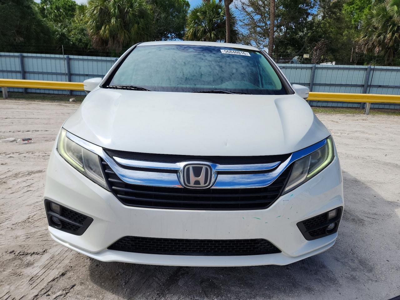 2019 Honda Odyssey Ex White vin: 5FNRL6H50KB062181