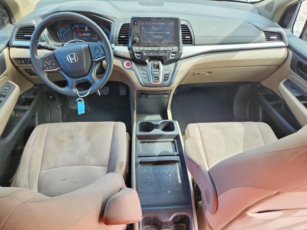 2019 Honda Odyssey Ex White vin: 5FNRL6H50KB062181