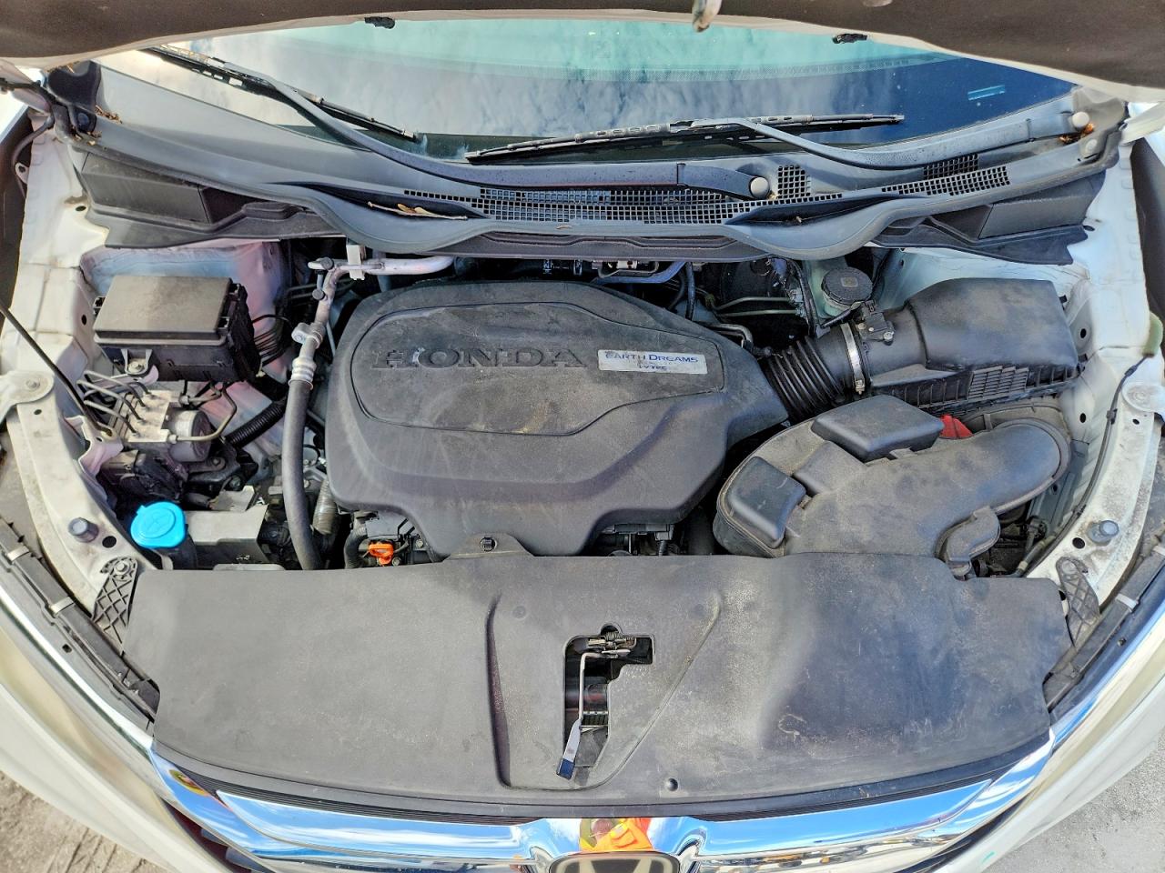 2019 Honda Odyssey Ex White vin: 5FNRL6H50KB062181
