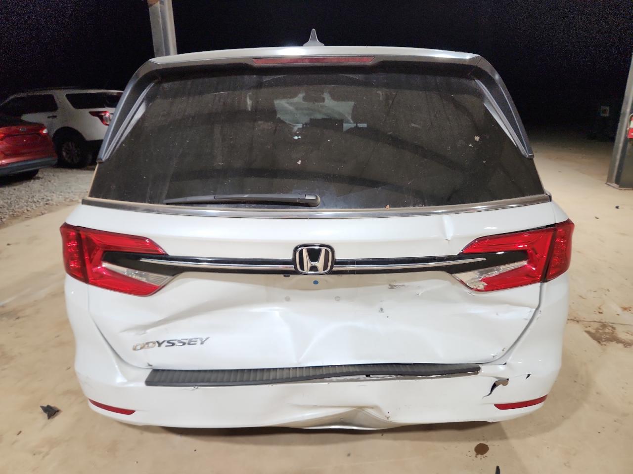 2021 Honda Odyssey Ex White vin: 5FNRL6H50MB044153