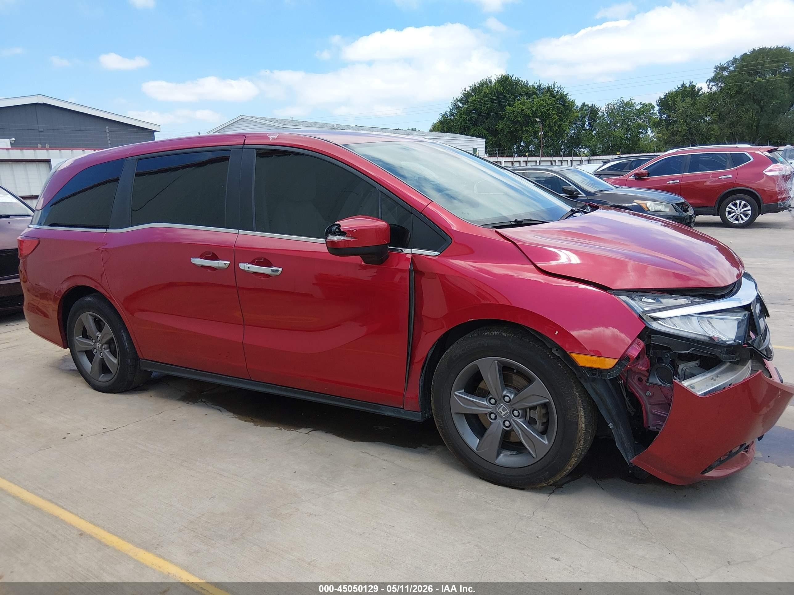 2024 Honda Odyssey Ex Красный vin: 5FNRL6H50RB054866