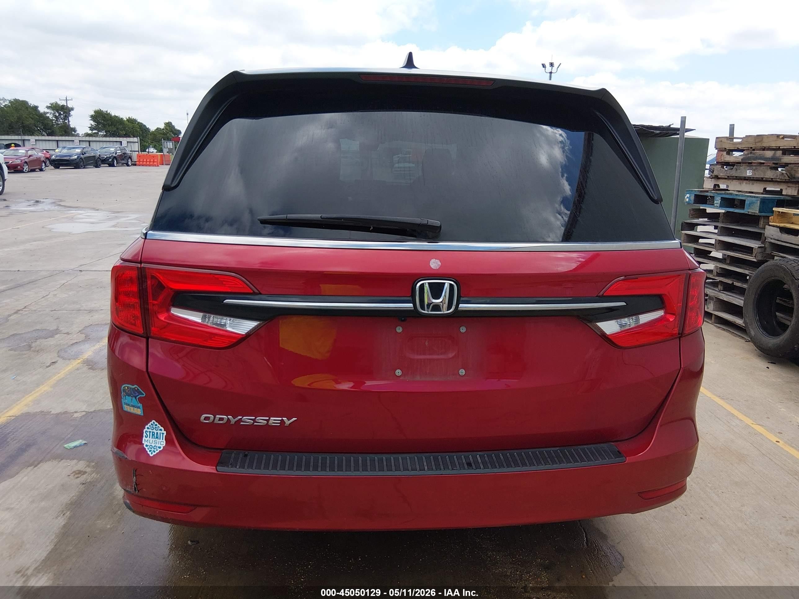 2024 Honda Odyssey Ex Красный vin: 5FNRL6H50RB054866