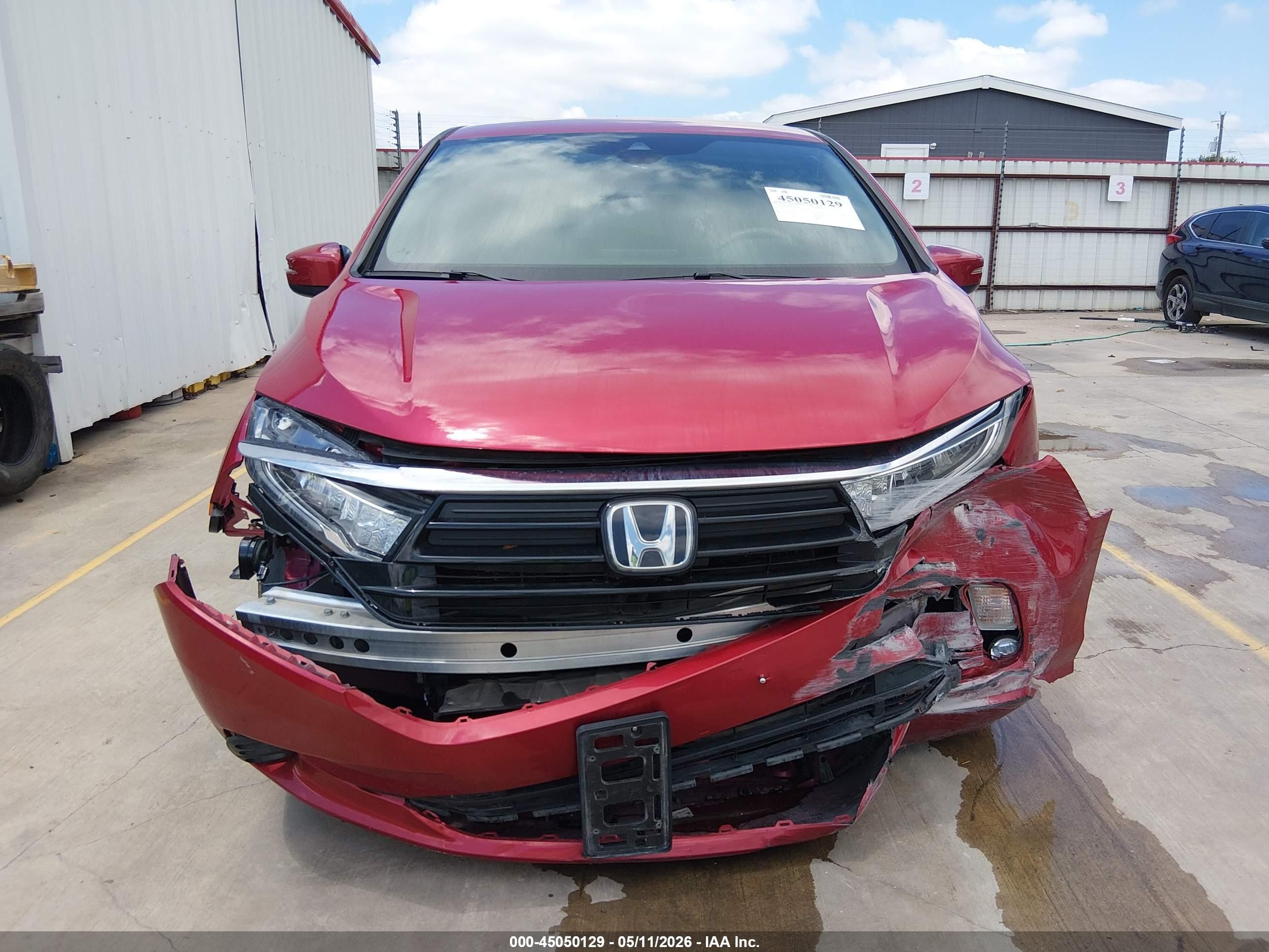 2024 Honda Odyssey Ex Красный vin: 5FNRL6H50RB054866
