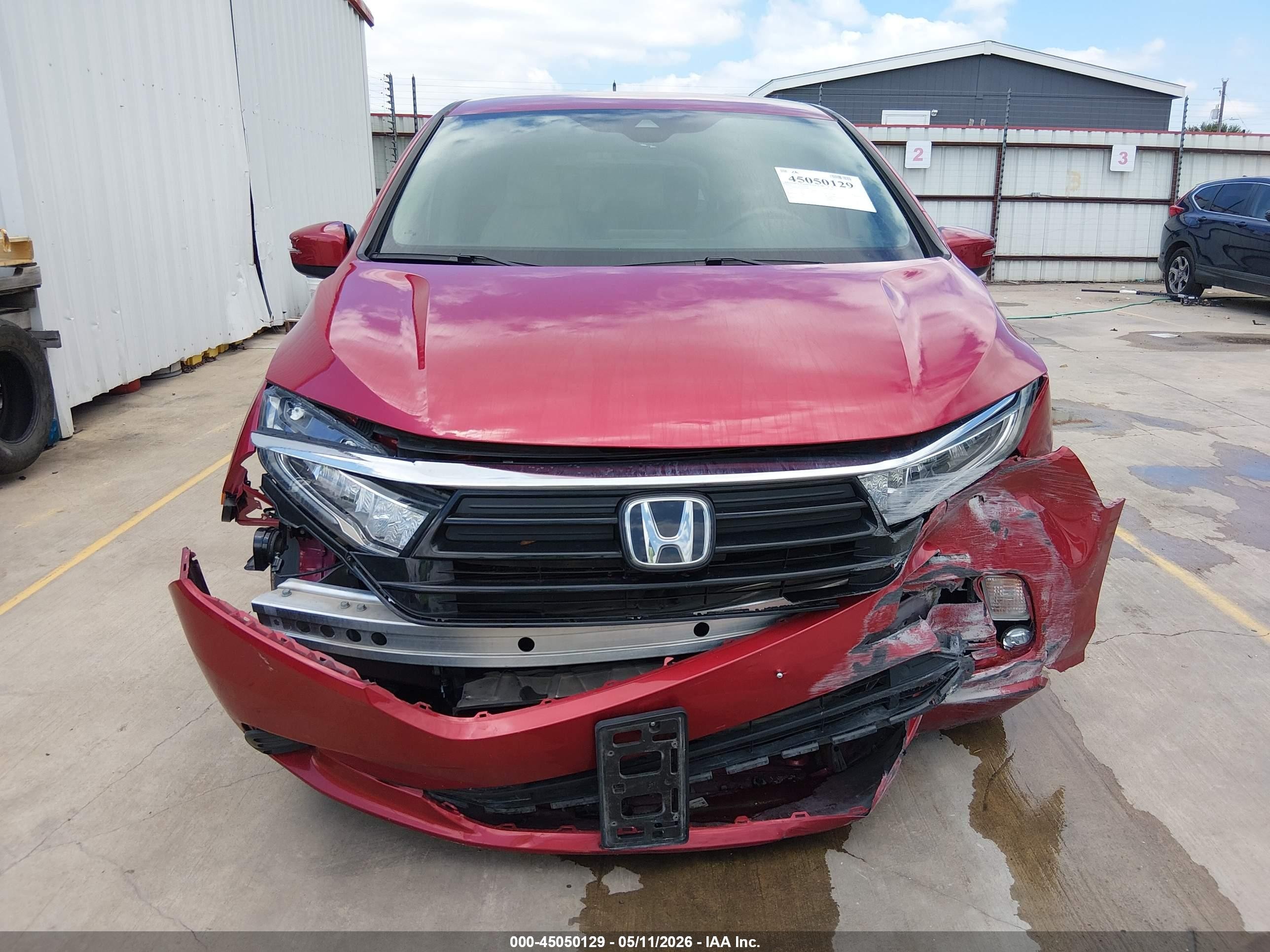 2024 Honda Odyssey Ex Красный vin: 5FNRL6H50RB054866