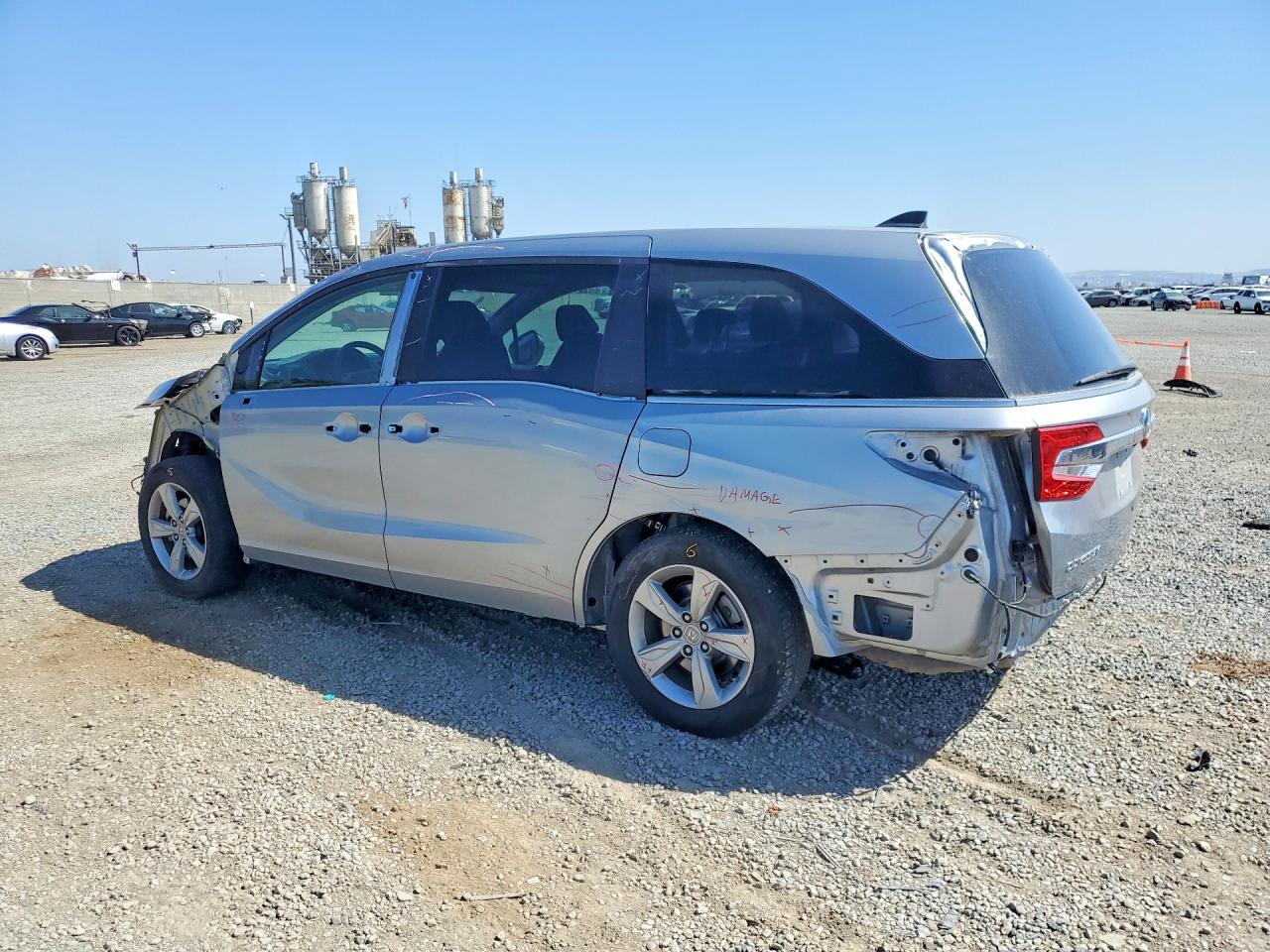 2019 Honda Odyssey Ex Silver vin: 5FNRL6H55KB110189