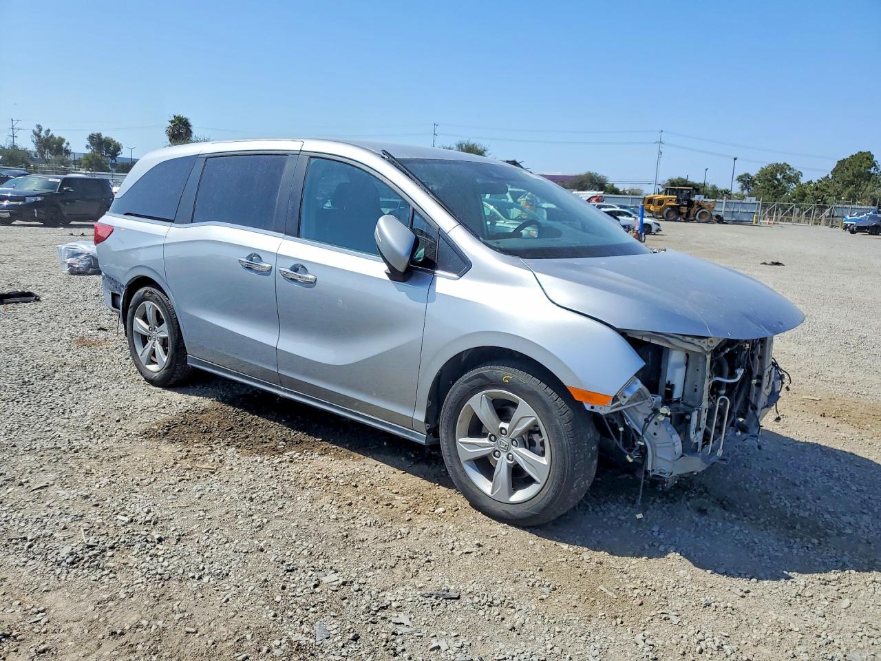 2019 Honda Odyssey Ex Silver vin: 5FNRL6H55KB110189