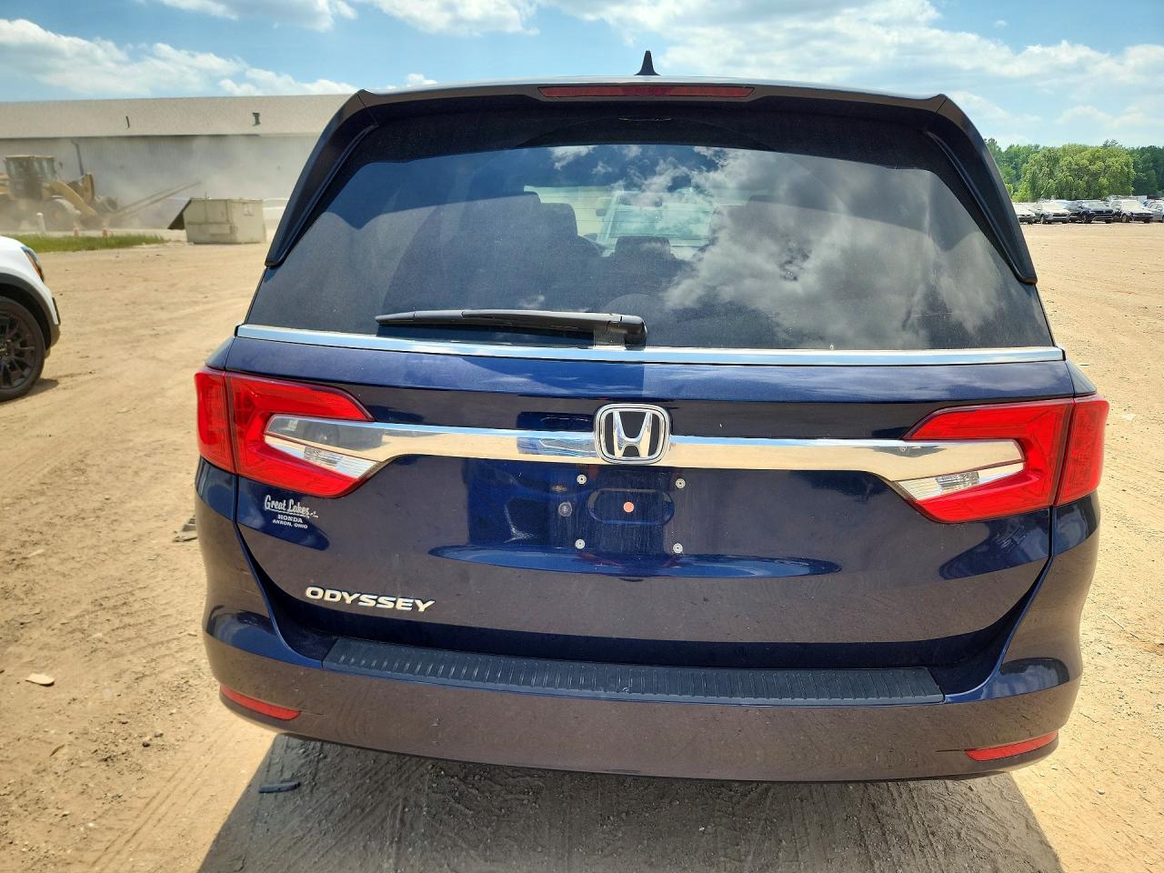 2019 Honda Odyssey Ex Blue vin: 5FNRL6H55KB130250